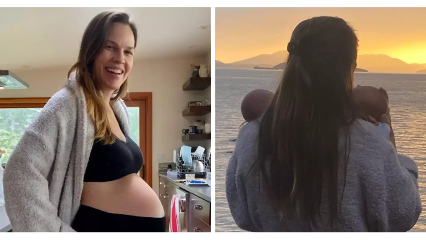 Hilary Swank defended waiting until age 48 to have children