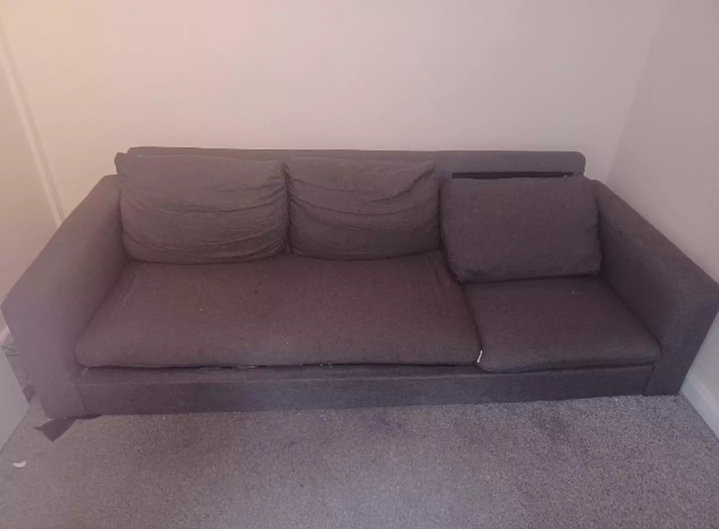 This sofa was the culprit.