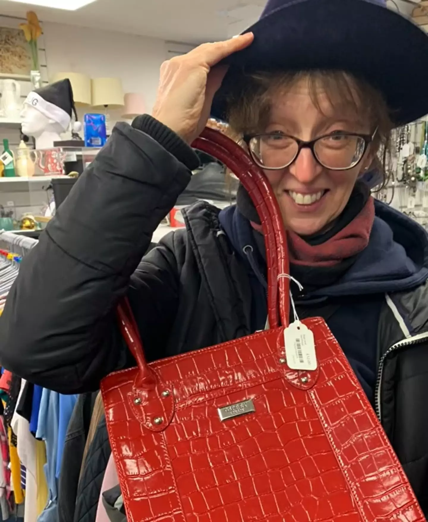 Ellie and her mum found the bag on a charity shop shelf.