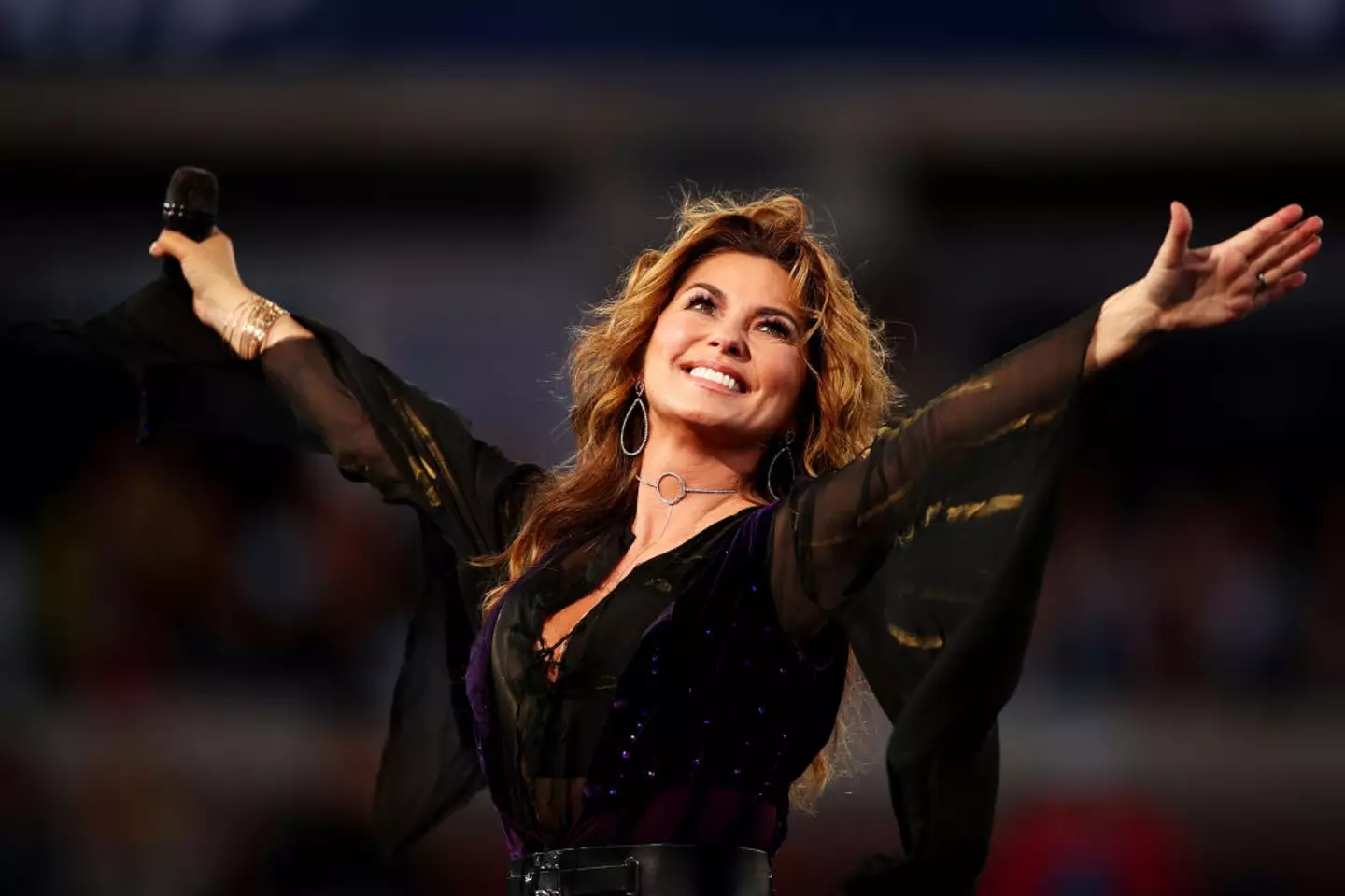 Shania Twain is set to perform at Glastonbury Festival this weekend. (Clive Brunskill/Getty Images)