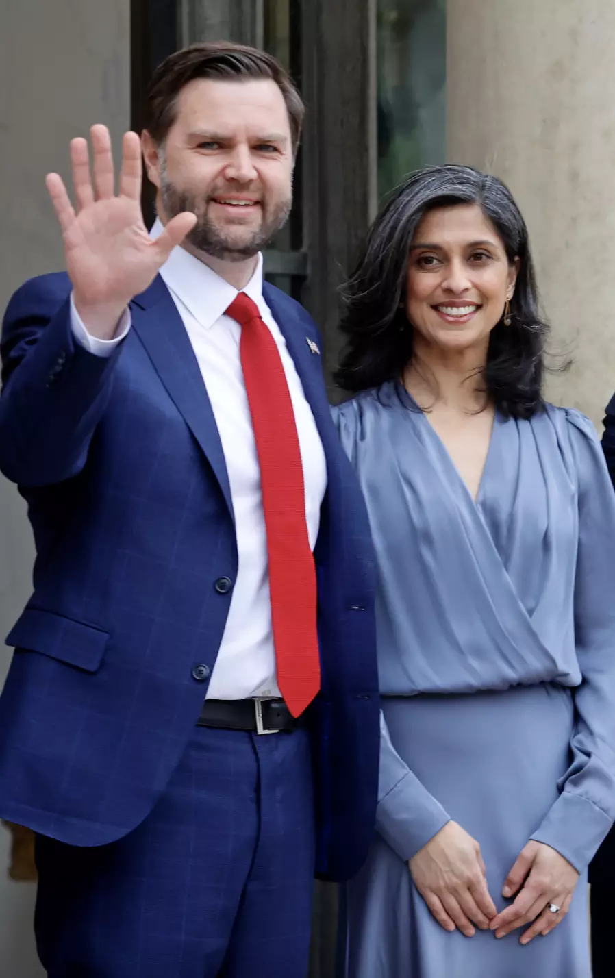 US Vice President JD Vance and his wife, Usha Vance, have just announced they're expanding their family (Chesnot/Getty Images)