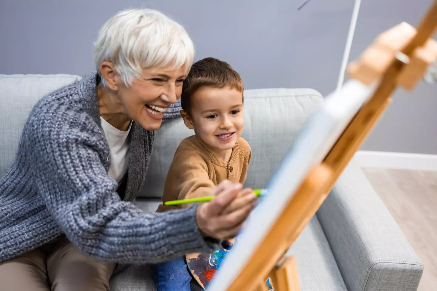 The grandmother expected to be paid for taking the time to babysit her grandson.