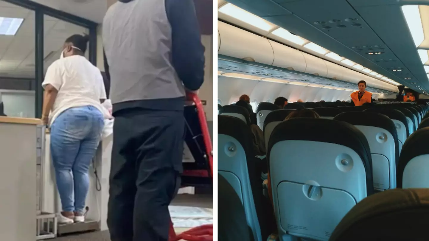 Woman asked to step on baggage scale before flight after confusion over her weight