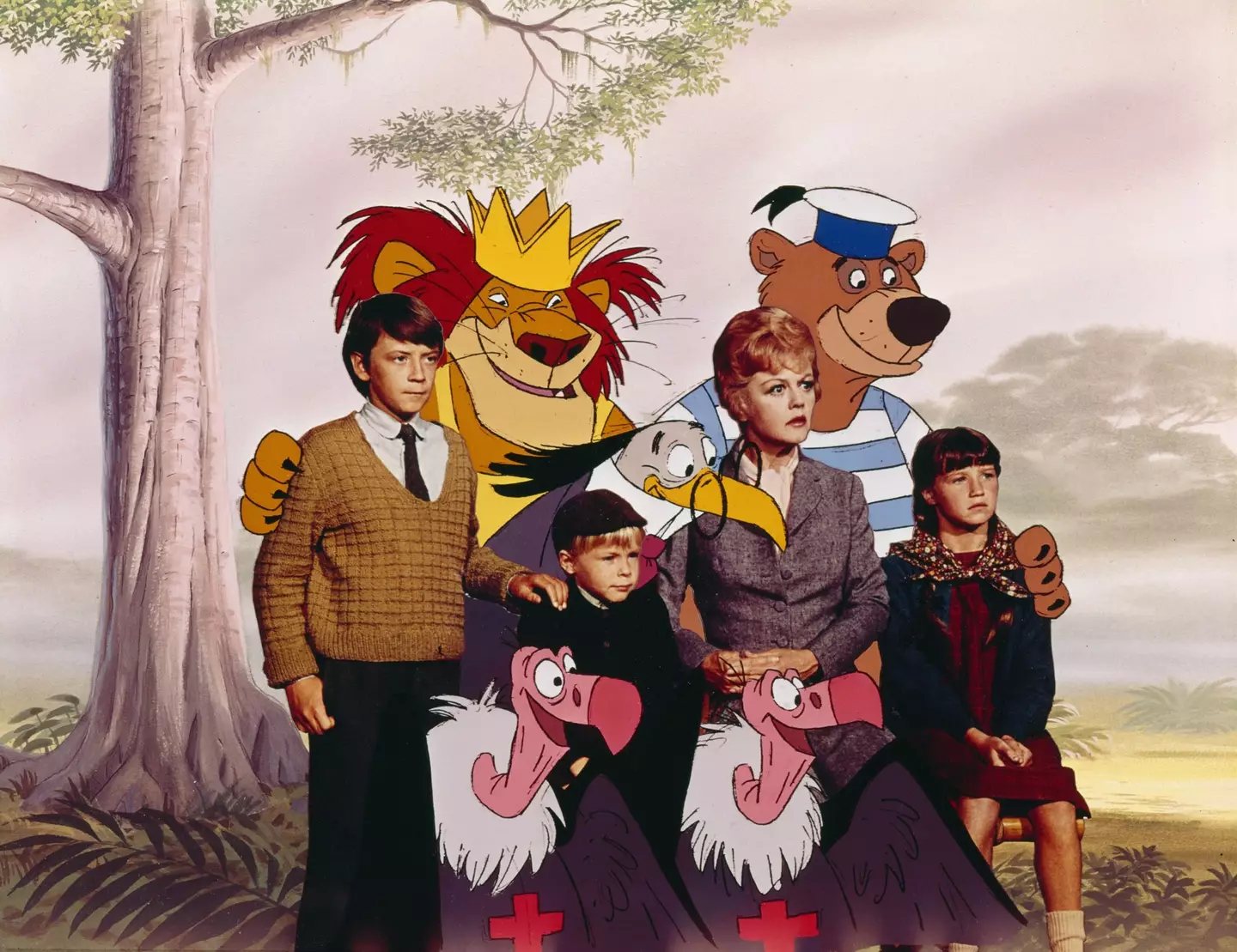 Angela Lansbury starred in 'Bedknobs and Broomsticks'.
