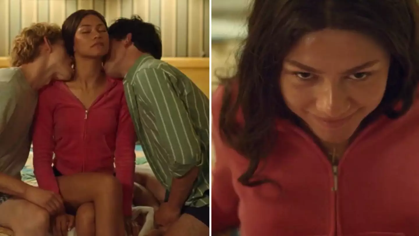Zendaya's love triangle trailer which teases threesome has stunned the internet
