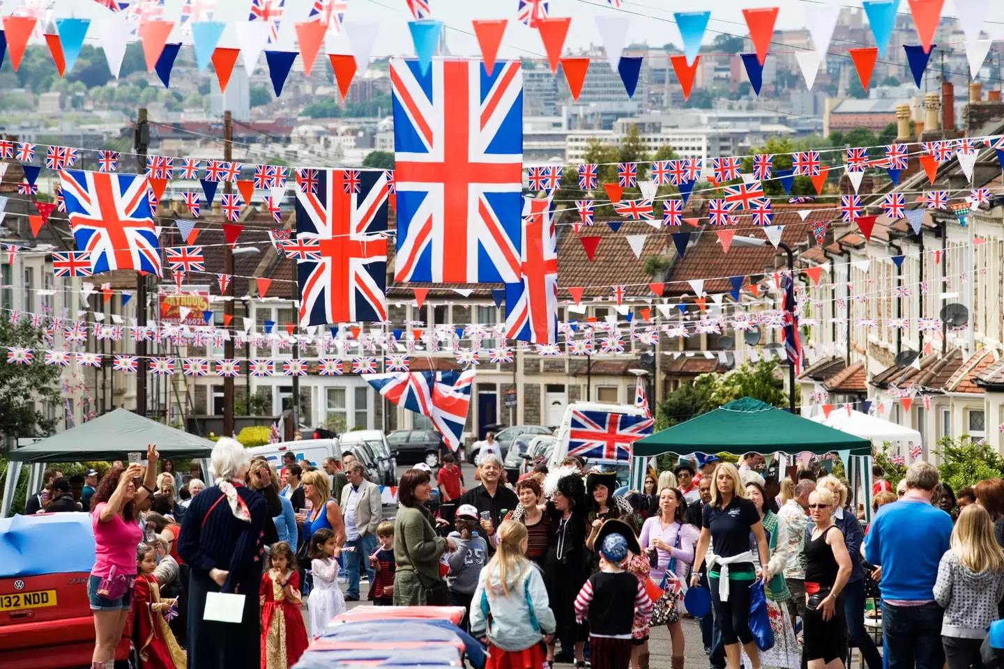 Shoppers are getting ready for the Jubilee weekend.