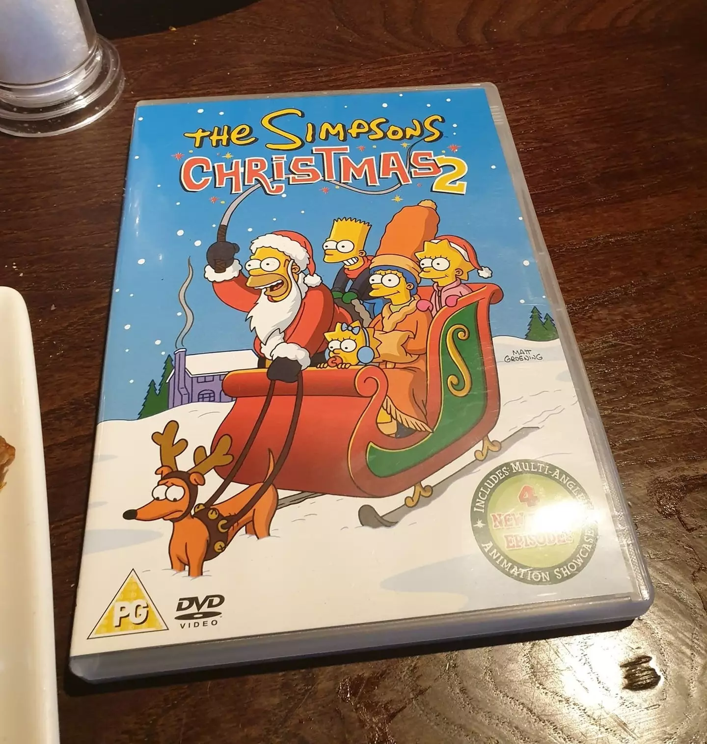The unsuspecting parents purchased a Simpsons DVD.
