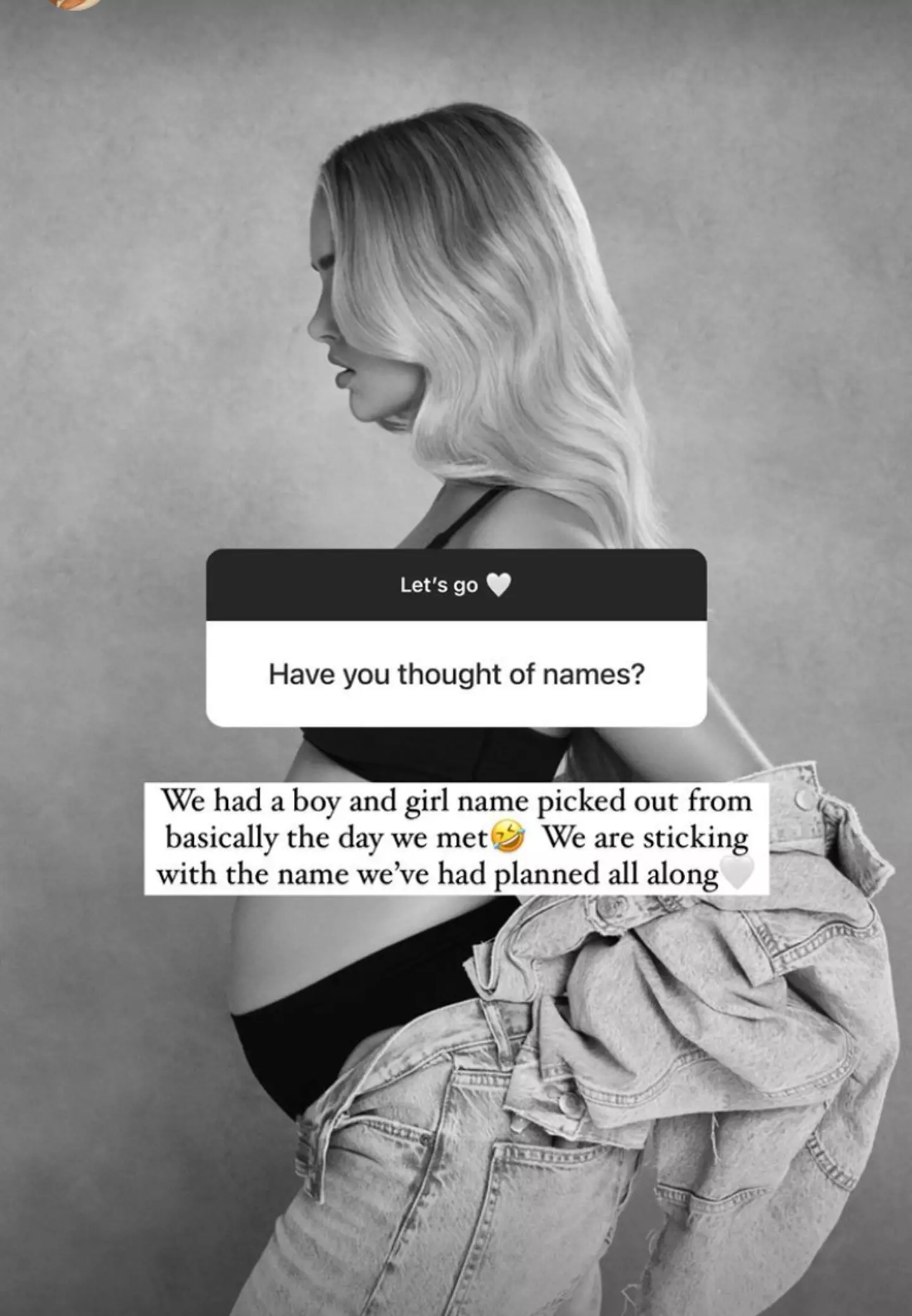 Molly Mae has hinted that she and Tommy have names pick out.