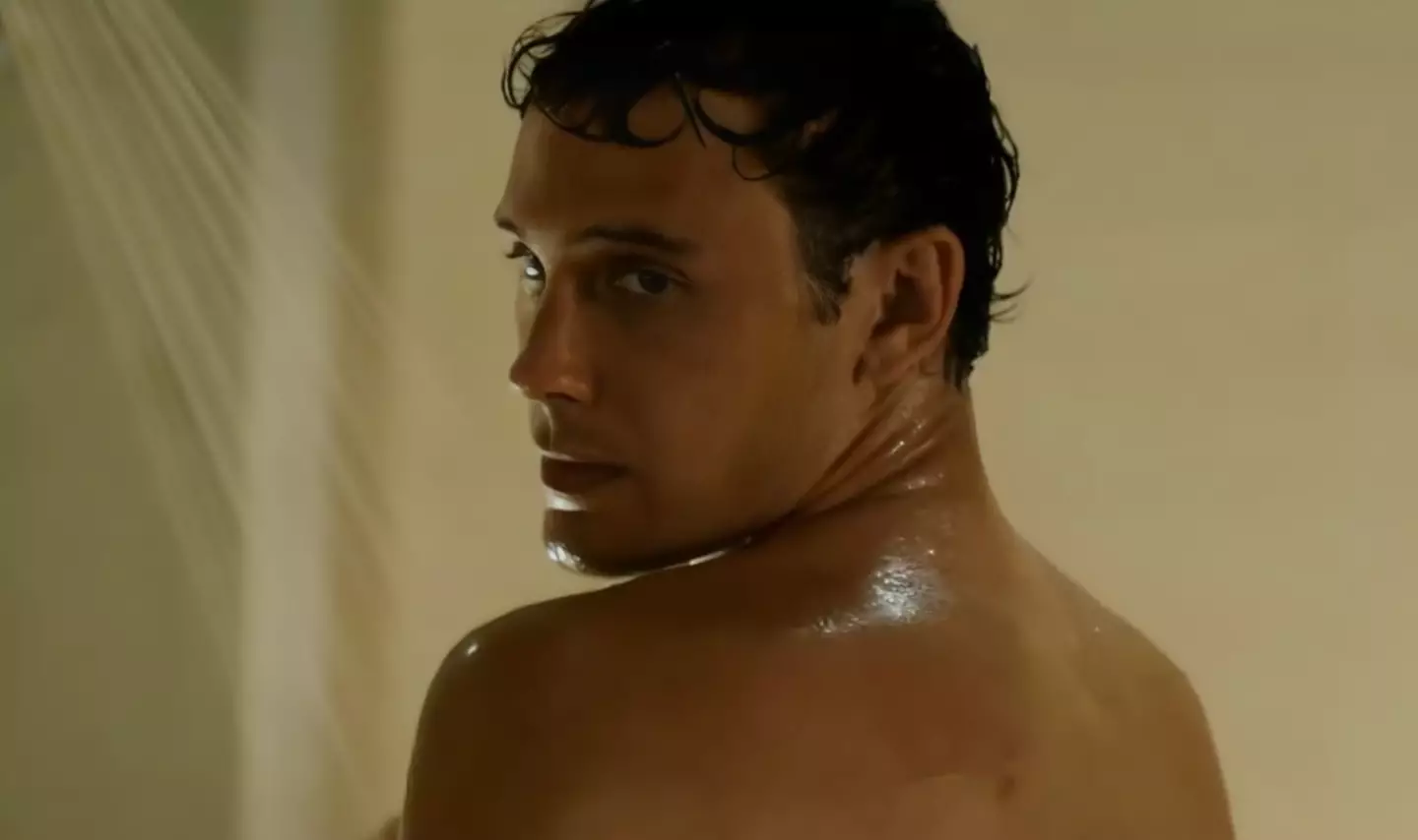 Cooper Koch has opened up about the full-frontal shower scene in Monsters (Netflix)