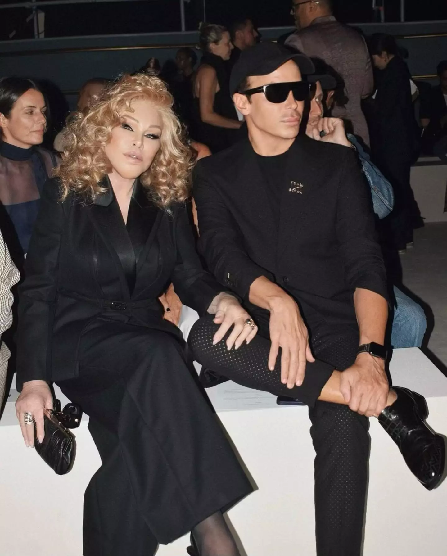 The socialite with her fiancé Lloyd Klein.