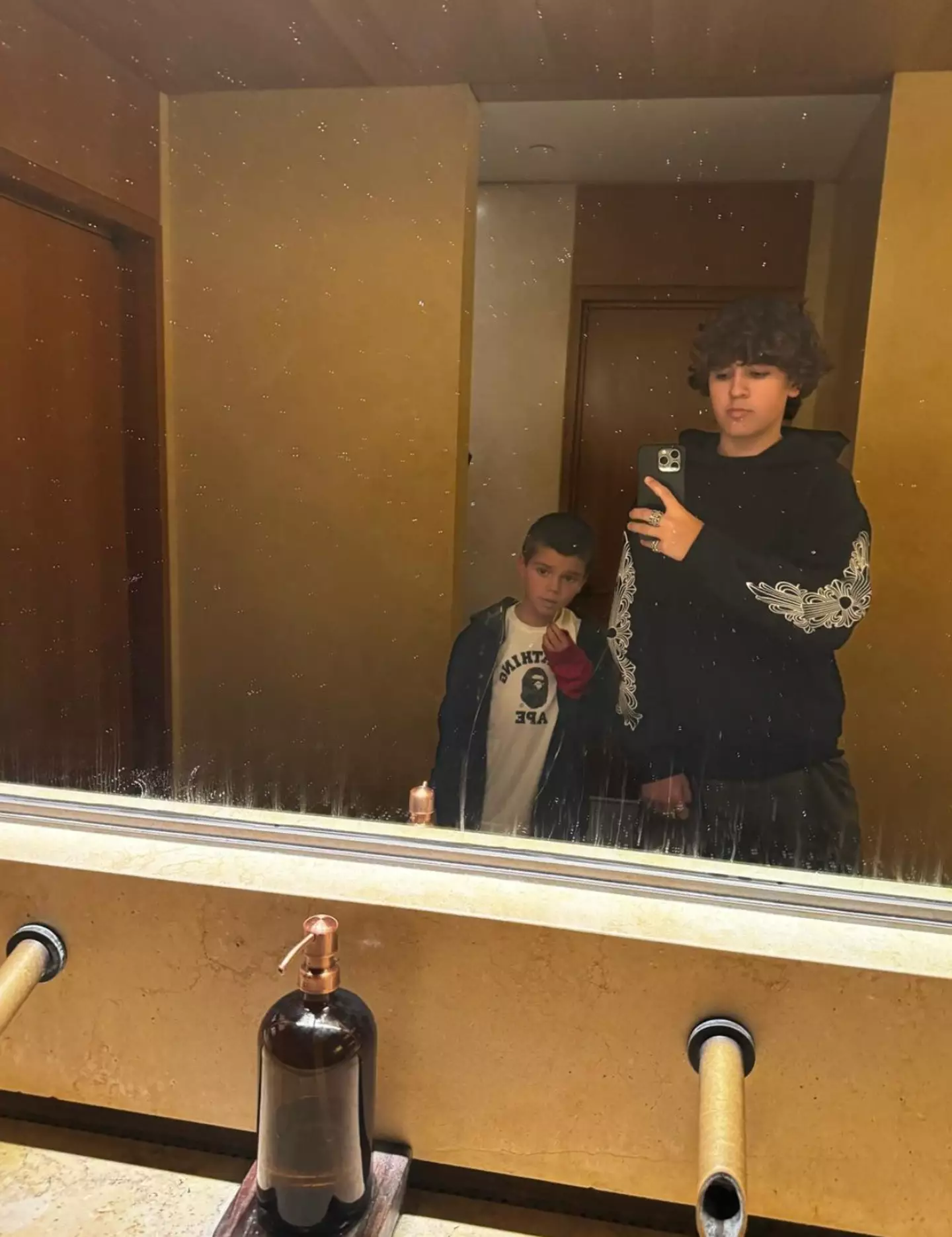 Mason Disick shared a photo alongside his little brother, Reign. (Instagram/@masondisick)