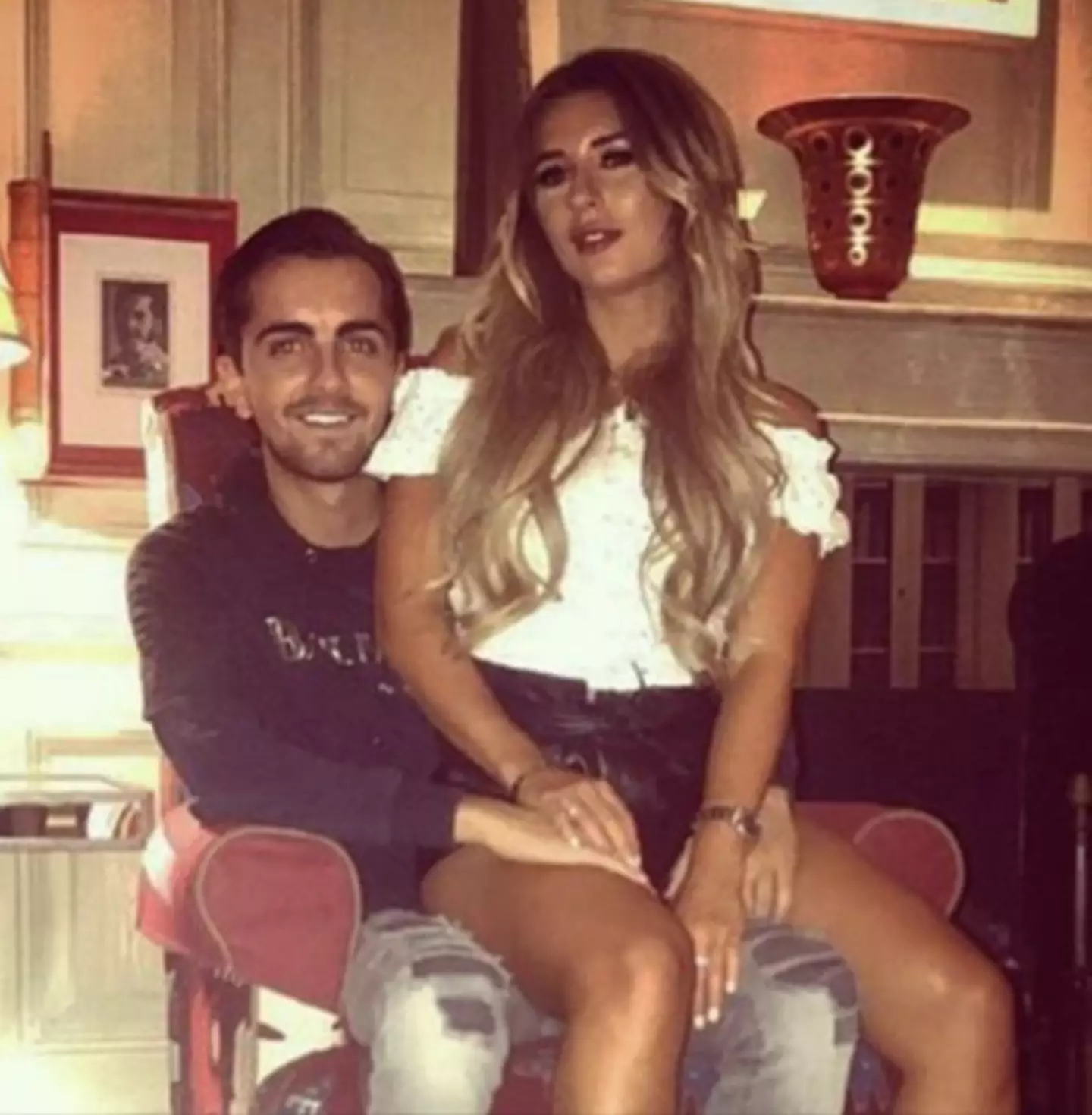 The pair previously dated before Dani went on Love Island (