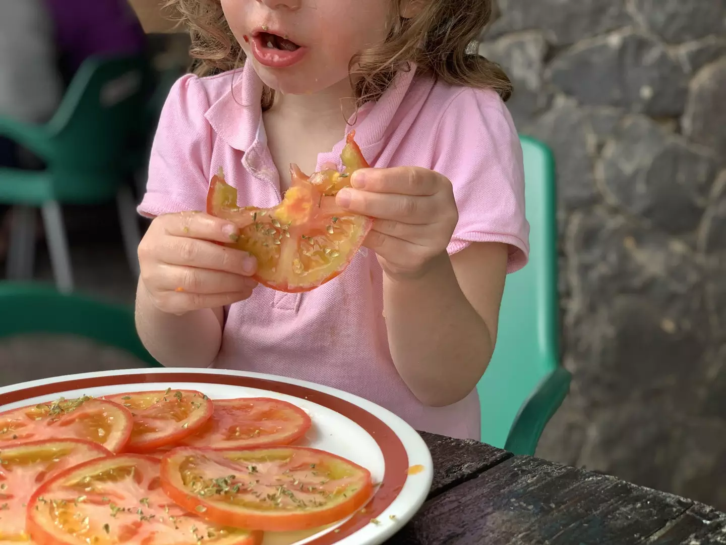 Victoria is surviving on her four children's leftovers (stock image).