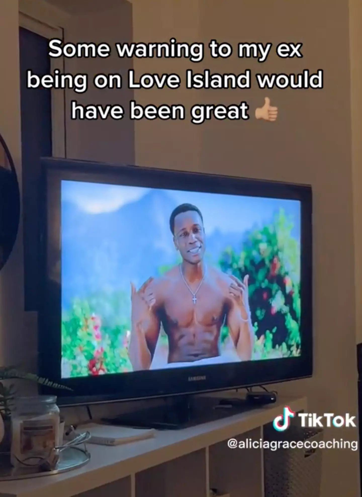 David Salako arrived at the Love Island villa on Wednesday, 18 January.