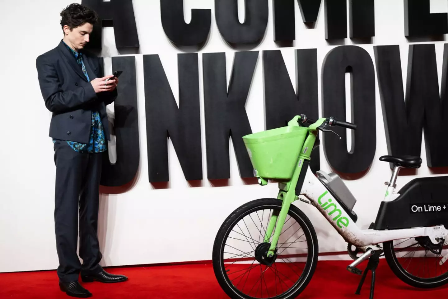 He was ultimately fined for not parking the bike properly (Samir Hussein/WireImage)