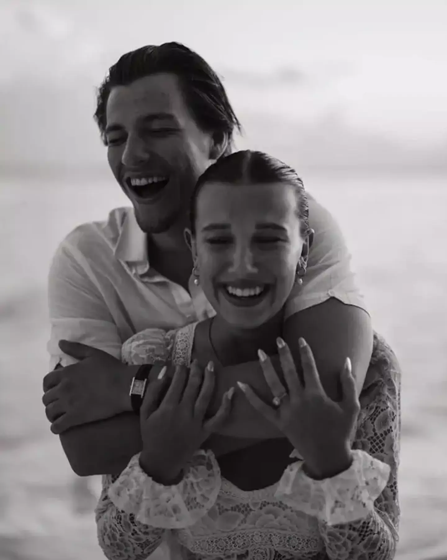 Millie Bobby Brown announced her engagement in April.