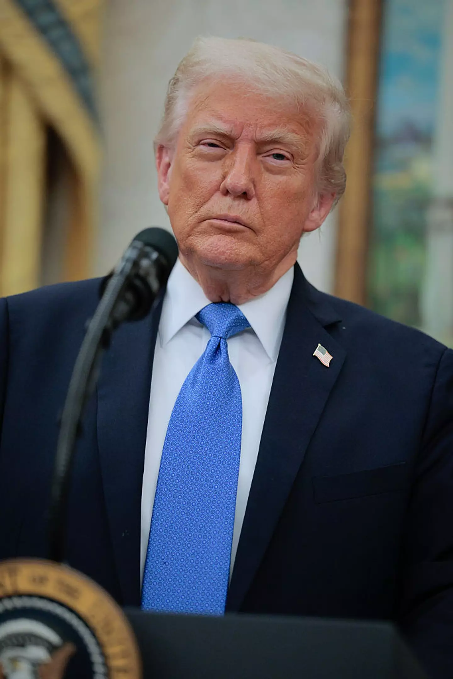 Donald Trump has seemingly questioned Joe Biden's cancer diagnosis (Chip Somodevilla / Staff / Getty Images)