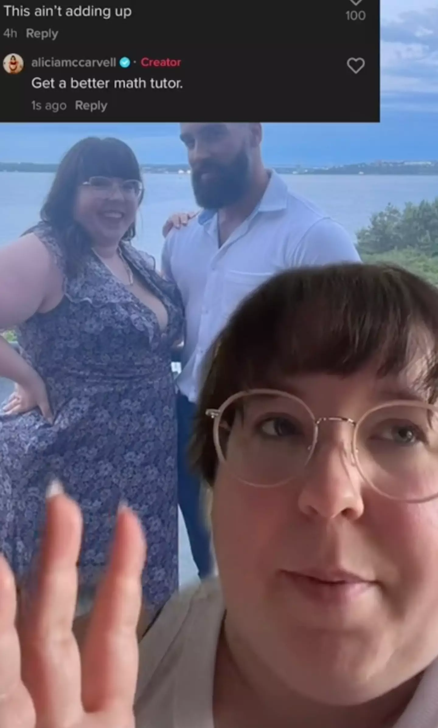 Alicia responded to the hate on social media.