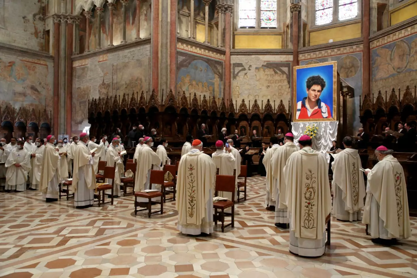 The canonisation of the teenager has been postponed (Vatican Pool/Getty Images)