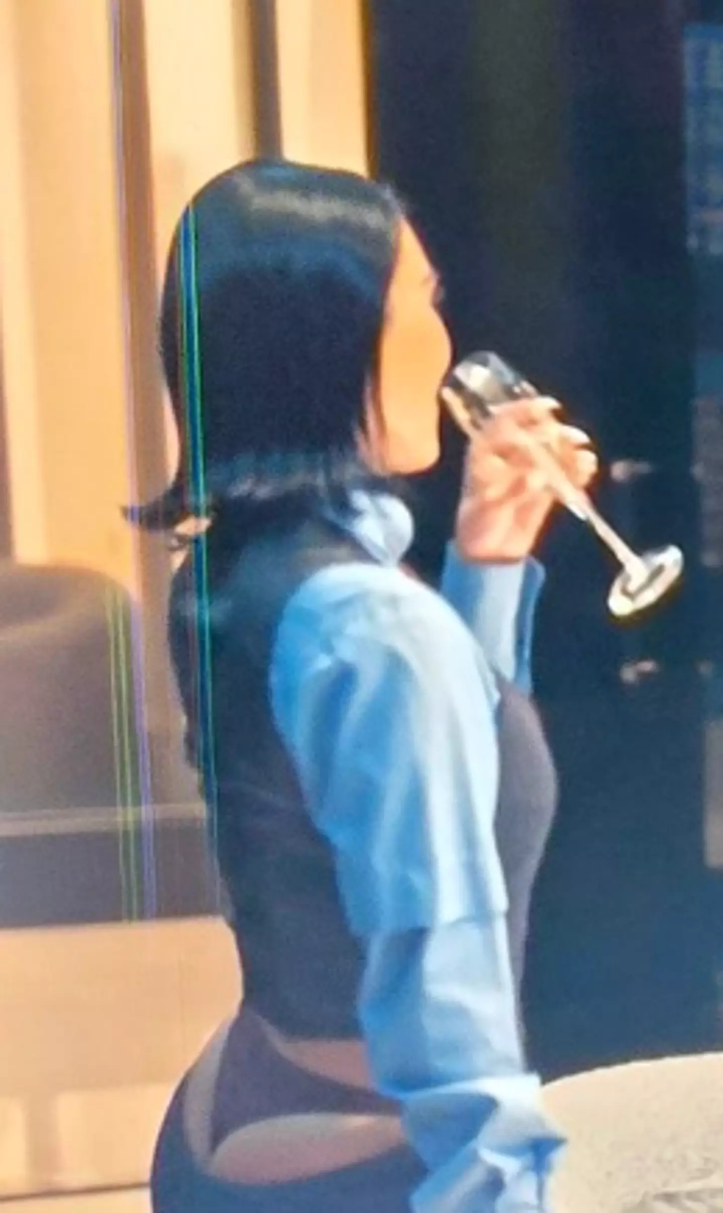 Viewers noticed Kim's bottom on full display during one scene (X/Hulu/Disney+)