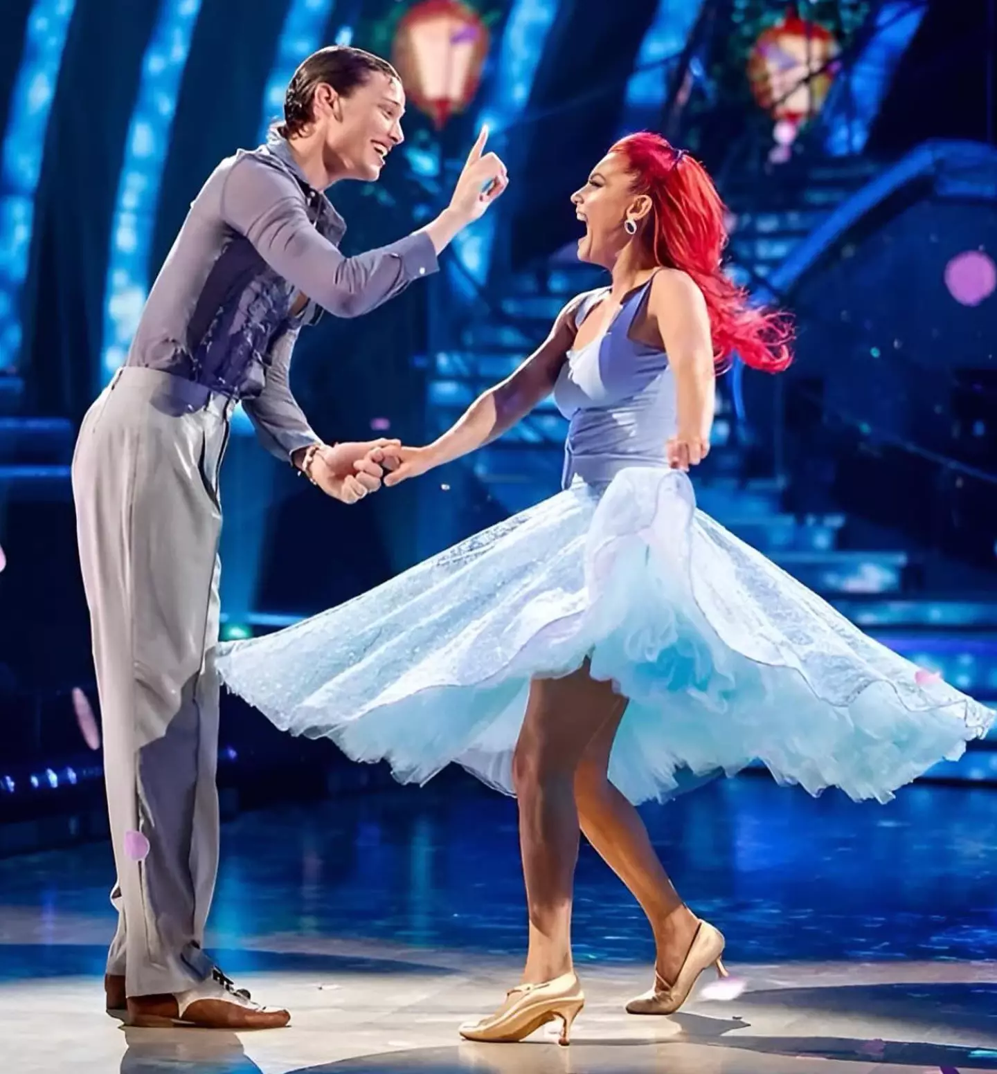 EastEnders star Bobby Brazier and his dance partner Dianne Buswell.