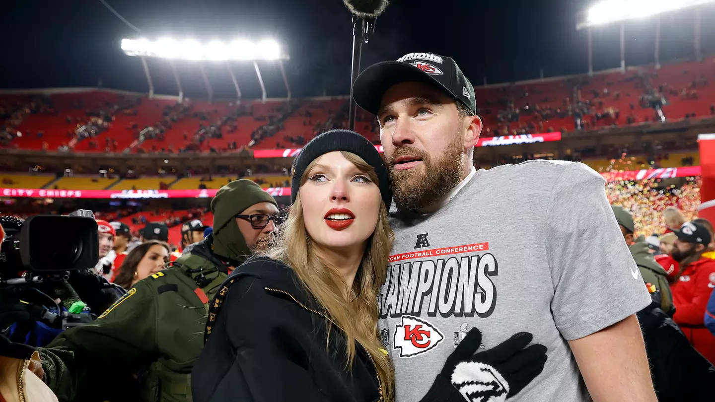 Travis Kelce has perfect response to Taylor Swift's major conspiracy after Chiefs win