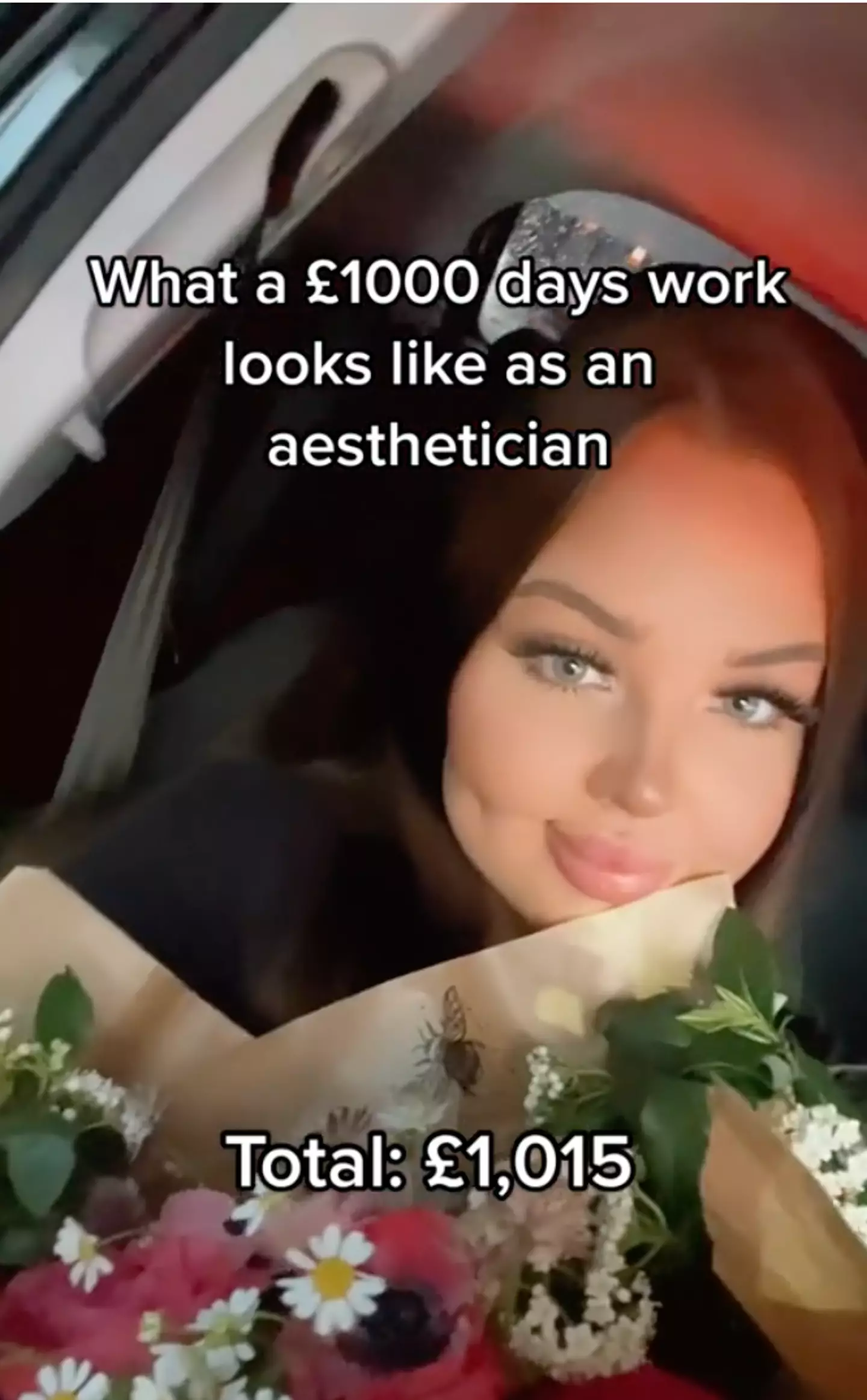 She took in a lot throughout her shift.