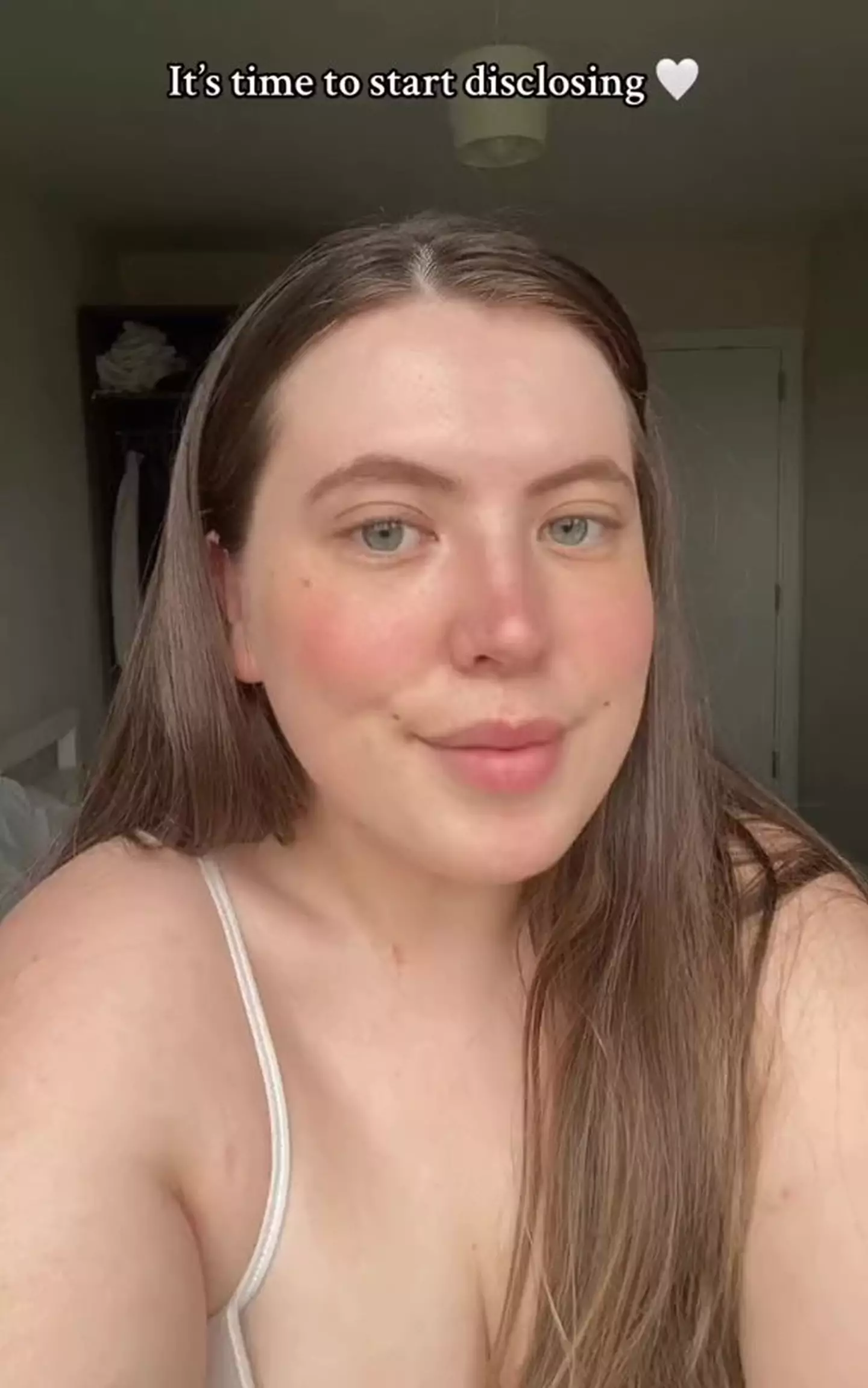 Victoria often shares videos about living with herpes on TikTok. (Kennedy News and Media)