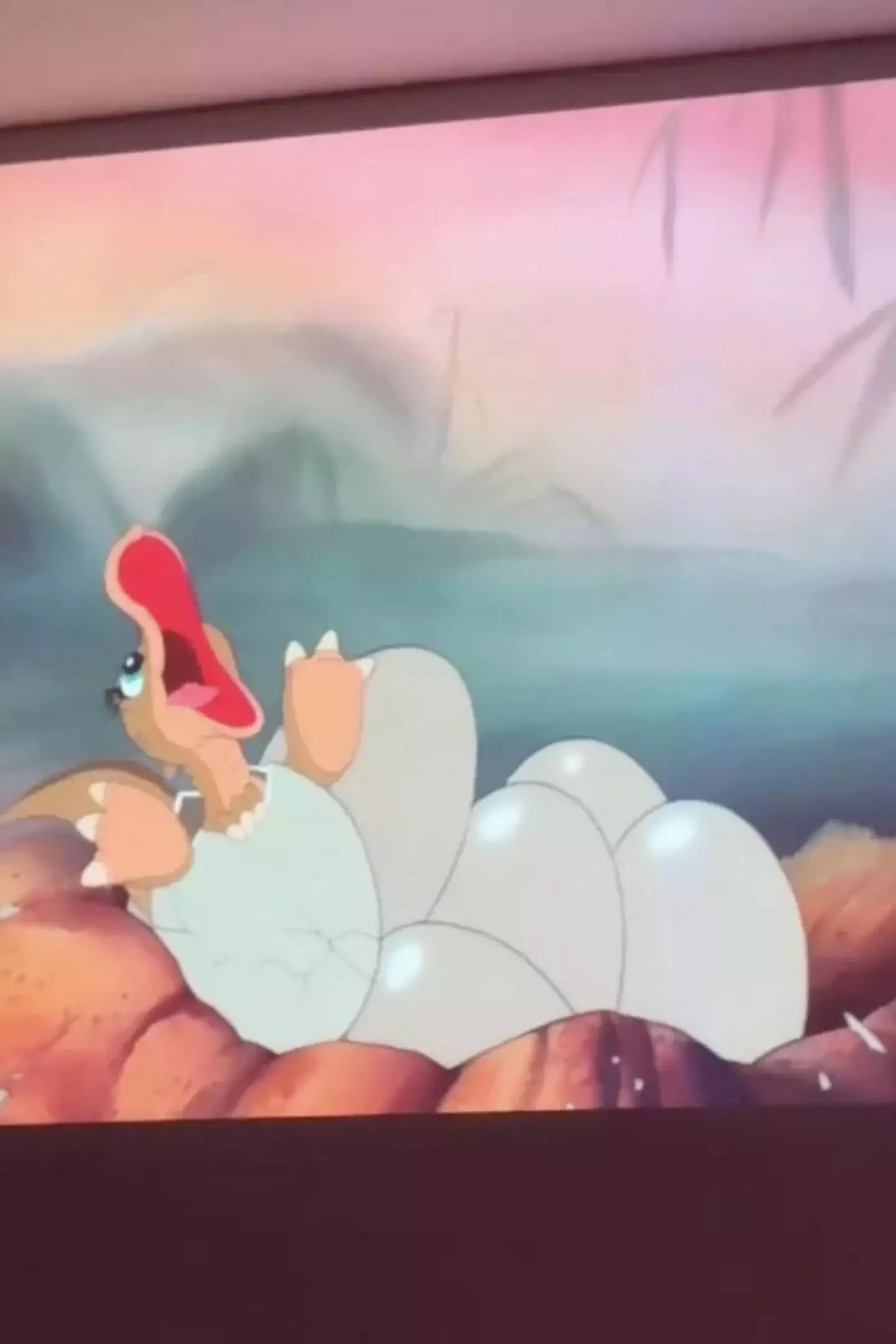 Hailey revealed she was watching The Land Before Time on Instagram (Instagram/@haileybieber)