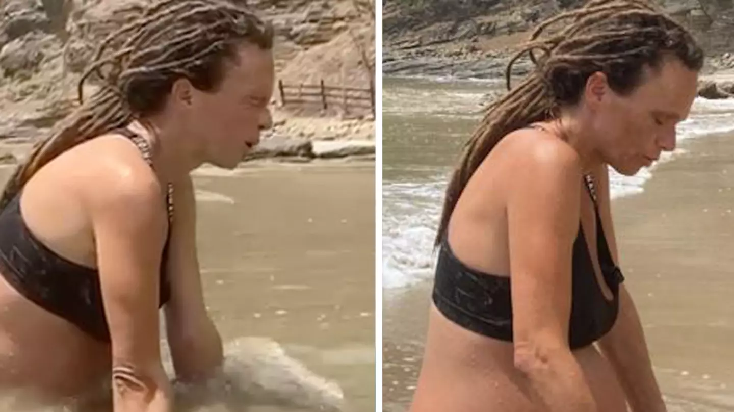 People Divided After Woman Gives Birth To Baby In The Ocean