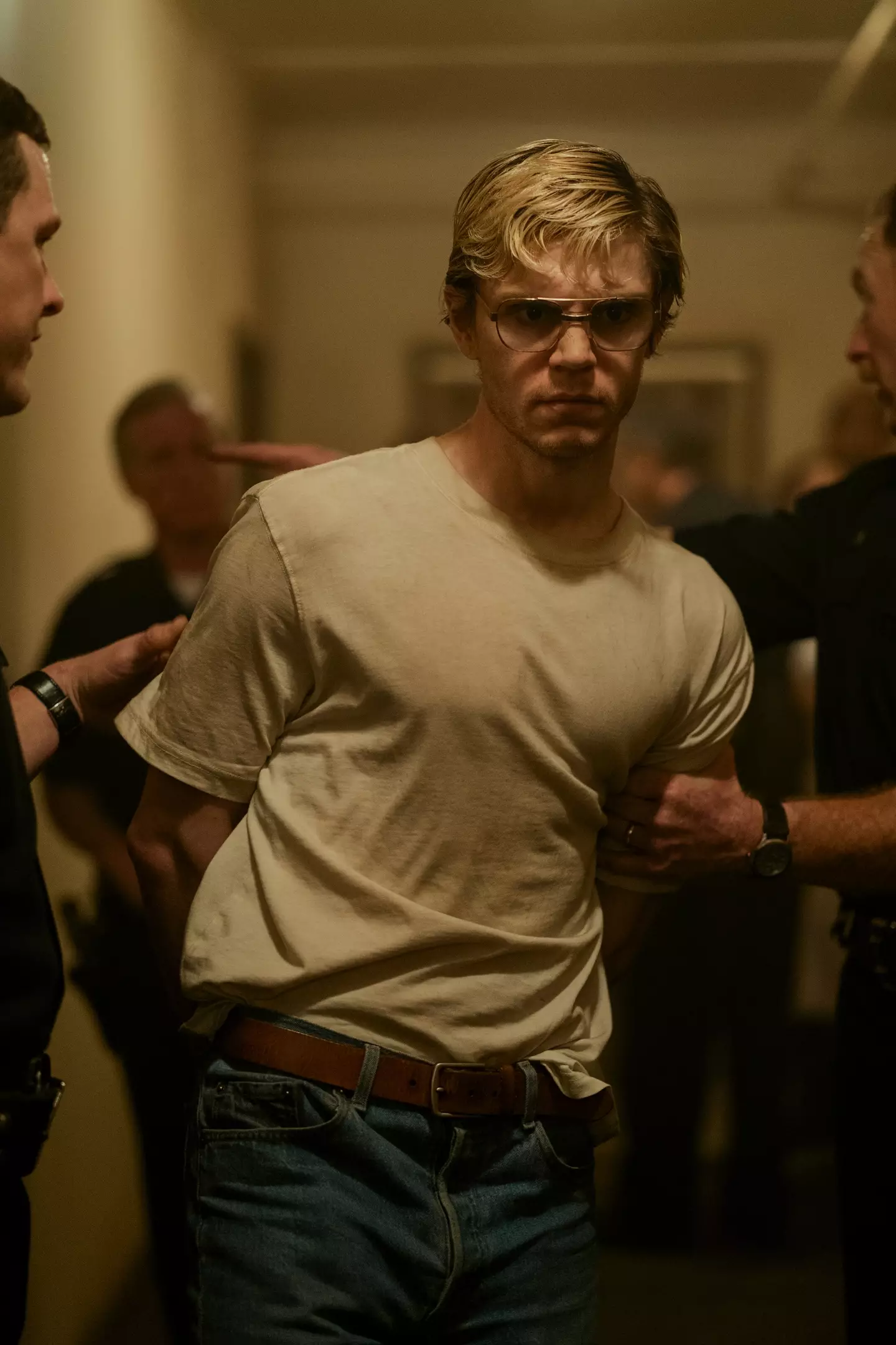 Evan Peters as Jeffrey Dahmer has left some people hot under the collar.