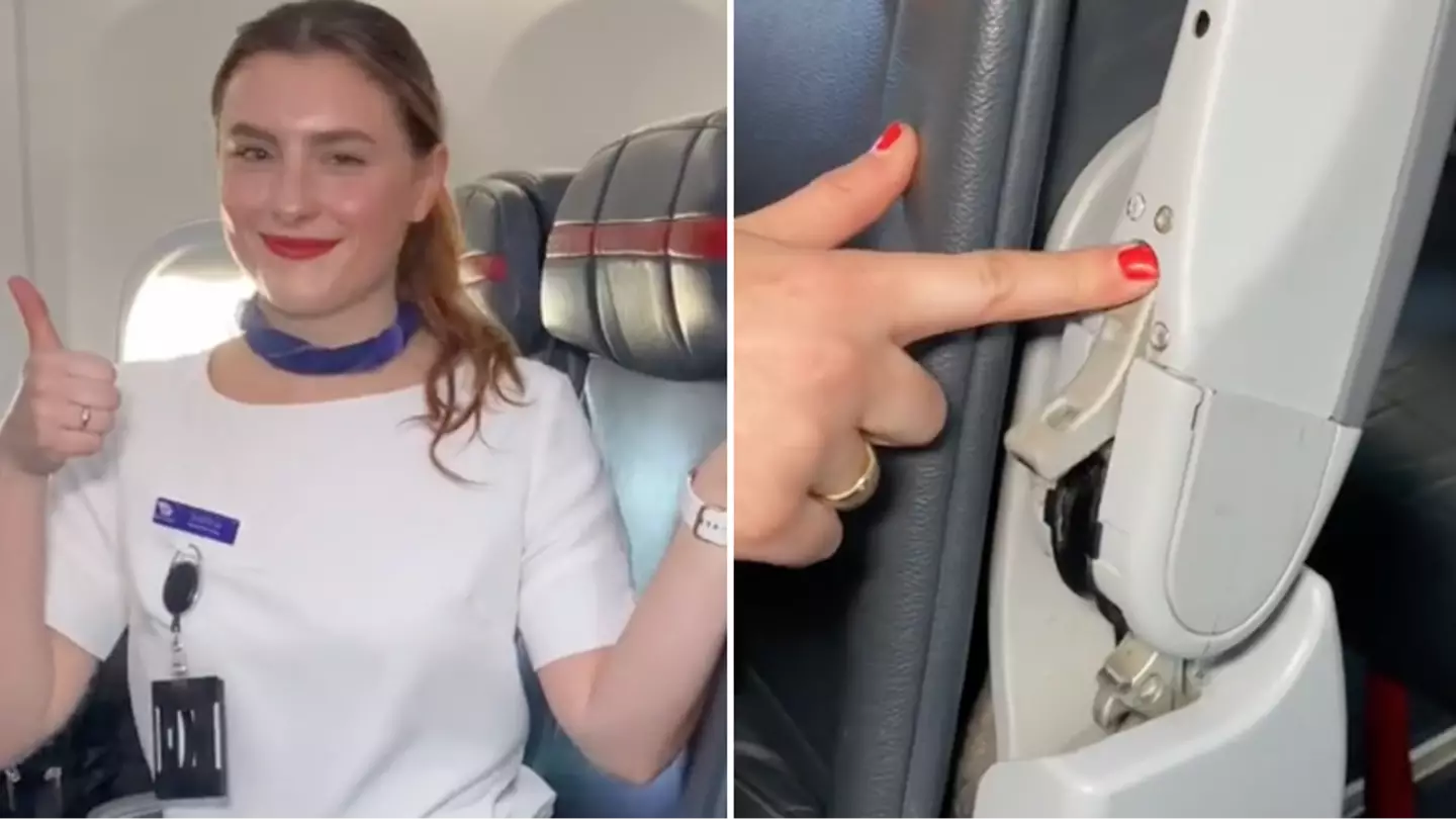 Flight attendant exposes secret lever trick you can use to get more room