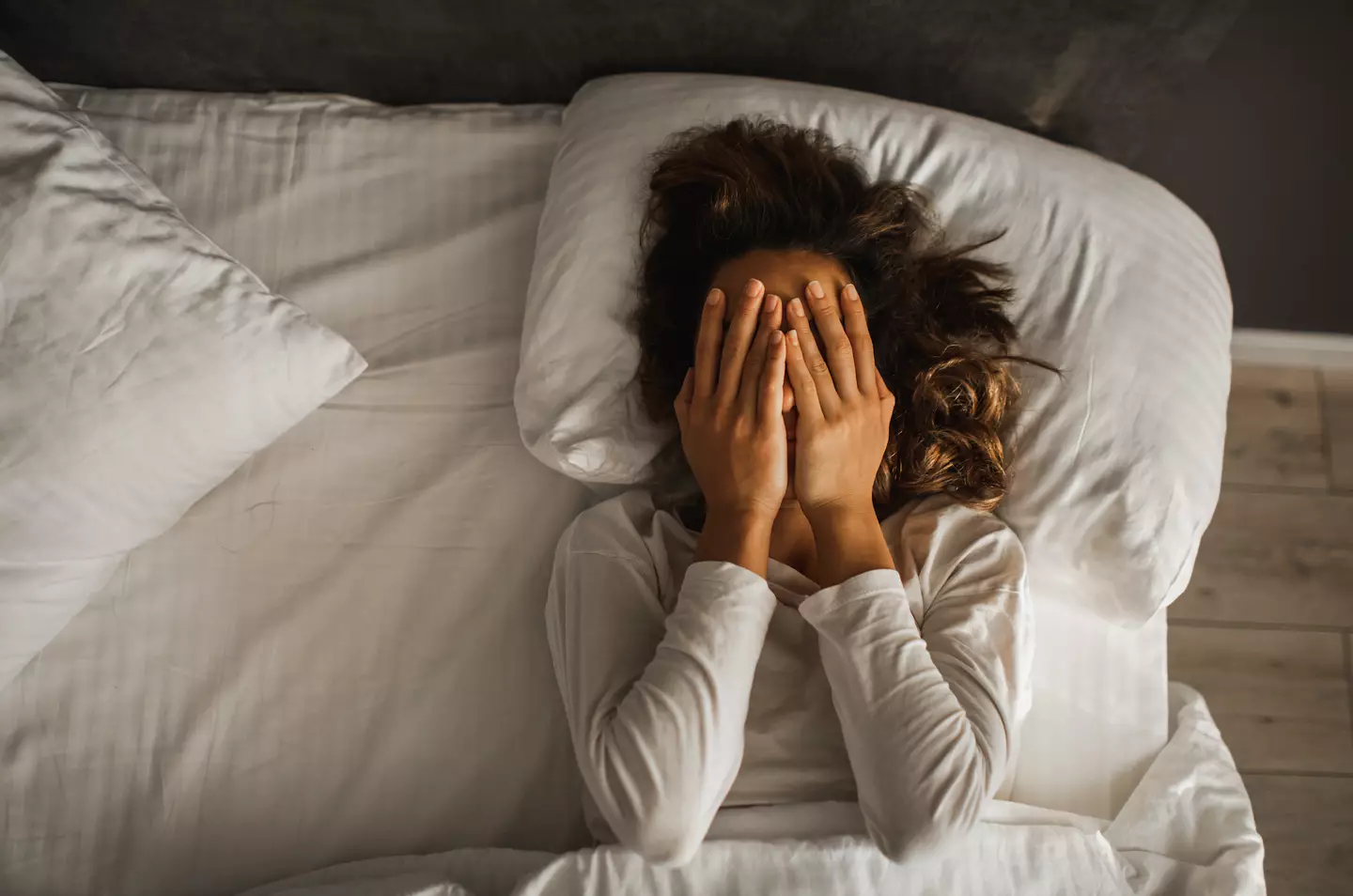 There are several reasons why someone might be struggling to sleep (Oleg Breslavtsev/Getty)