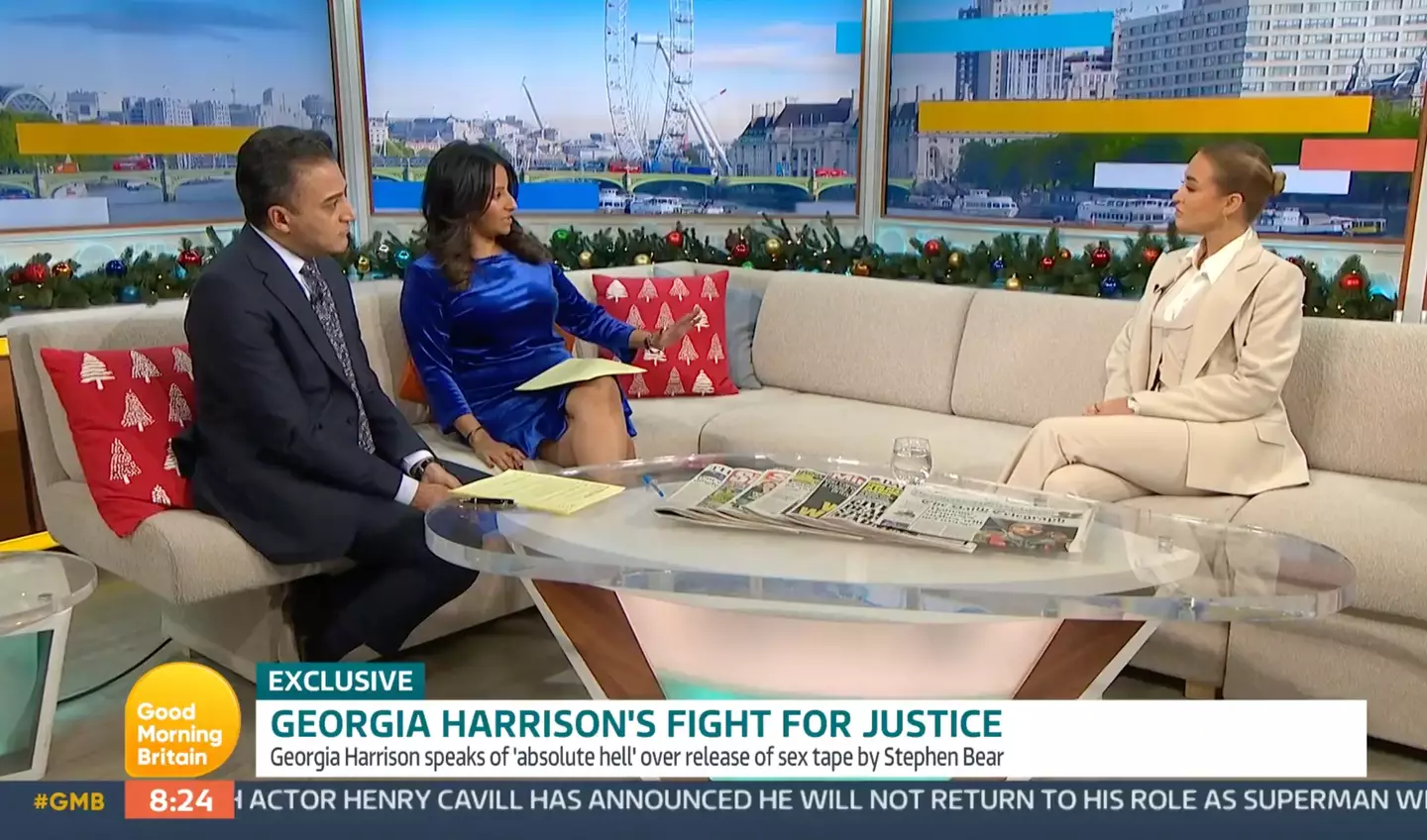 Georgia discussed what had happened on GMB.