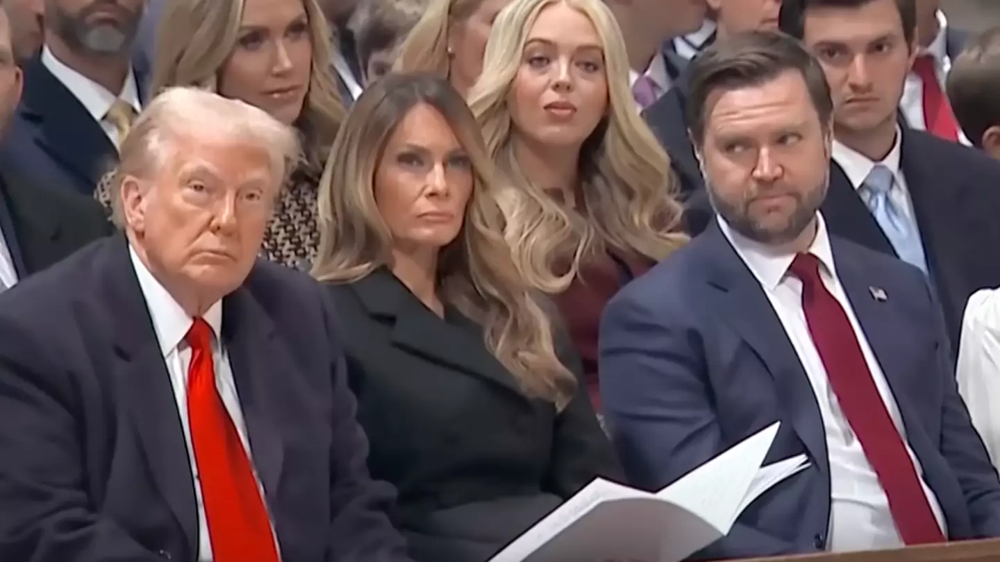 People point out 'disturbing' moment during female Bishop's LGBTQ+ plea to Donald Trump