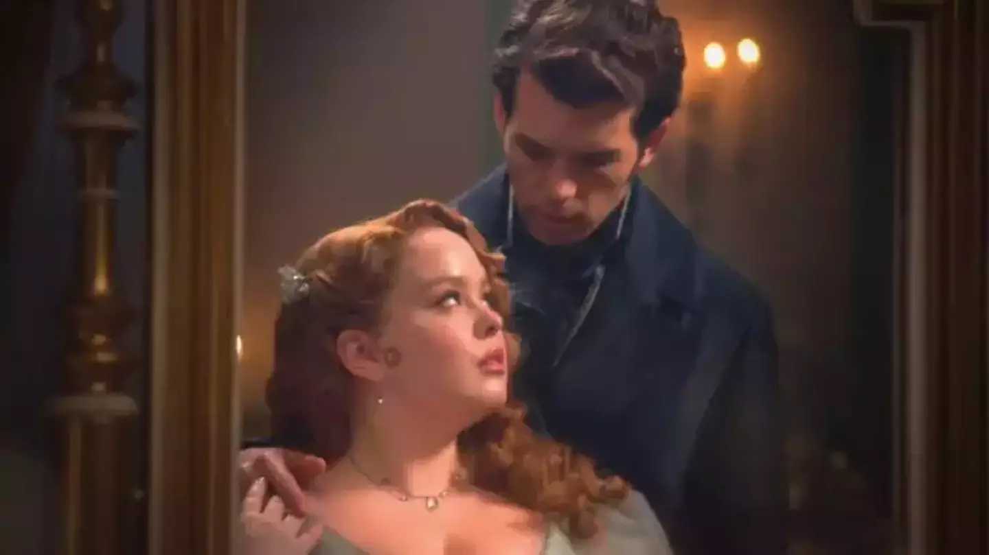 The mirror scene sent Bridgerton fans into overdrive when season four dropped (Netflix)