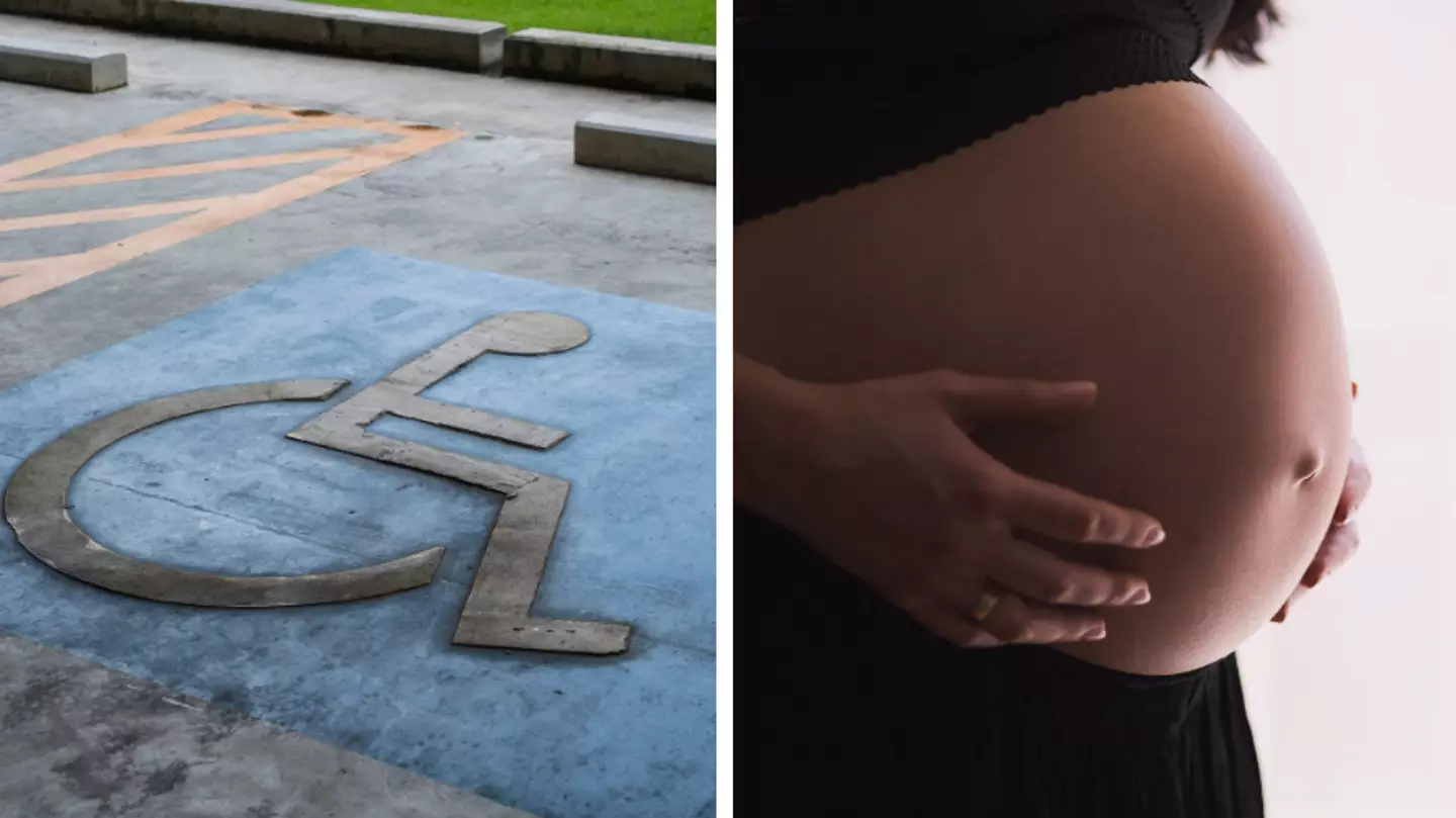 Pregnant woman faces backlash after being fined £300 for using disabled parking spot