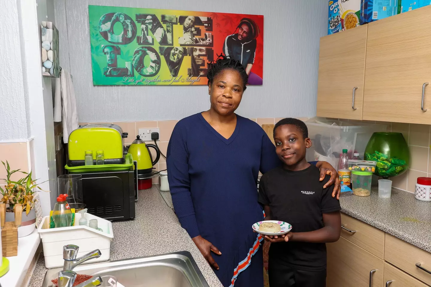 Christine says they are struggling to make ends meet.