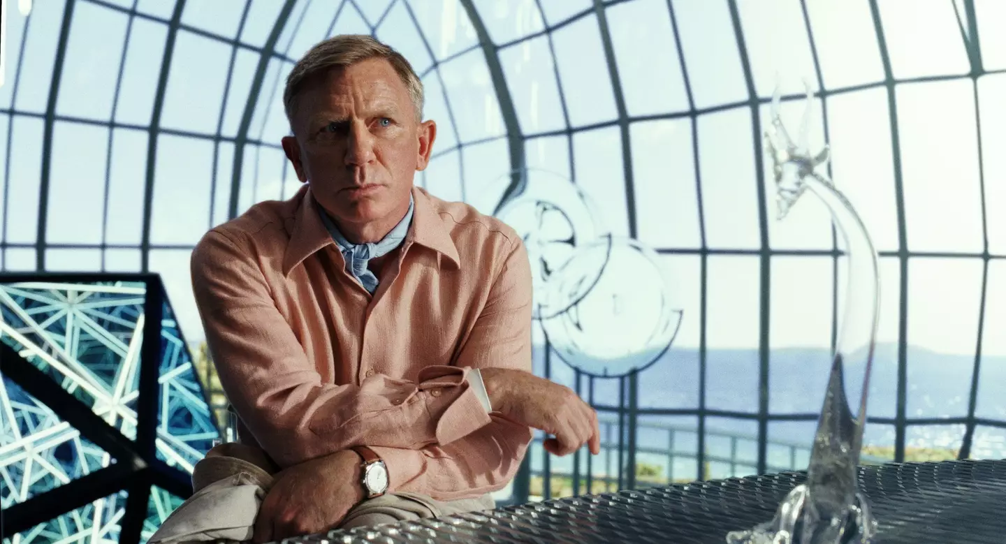 Daniel Craig plays detective Benoit Blanc in Glass Onion: A Knives Out Mystery.