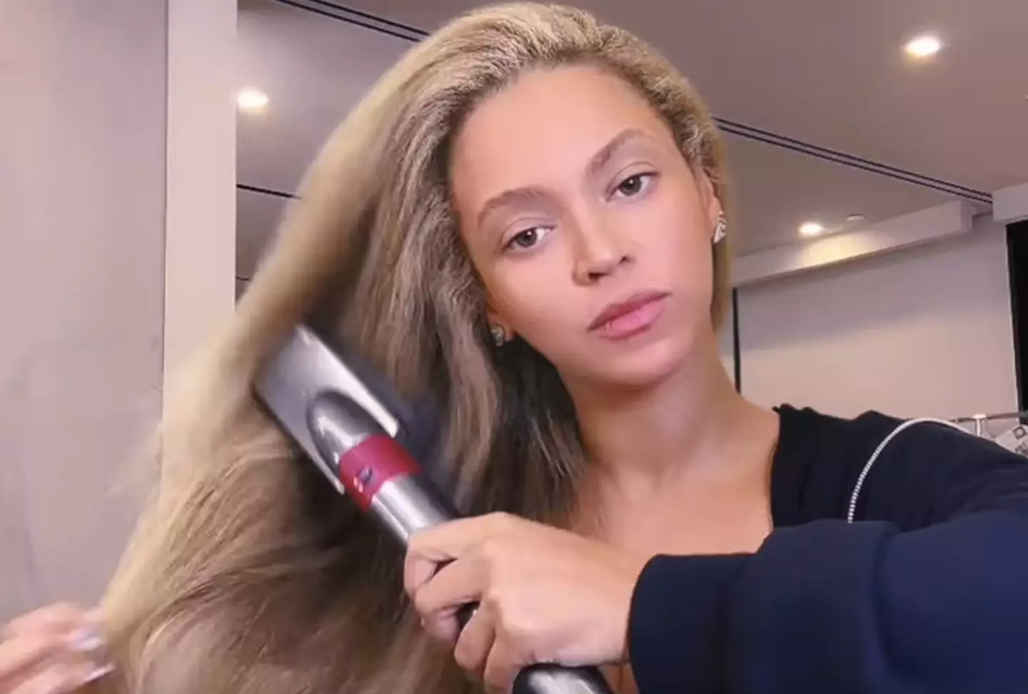 Beyoncé gave fans a glimpse into her haircare routine. (Instagram/@beyonce)