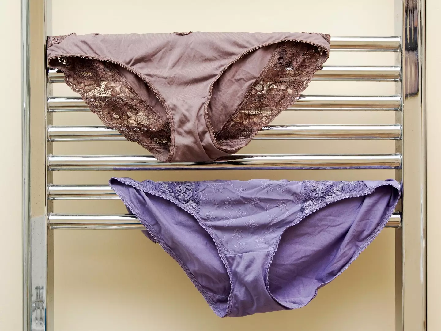 The woman explained that some underwear was specifically for her period.
