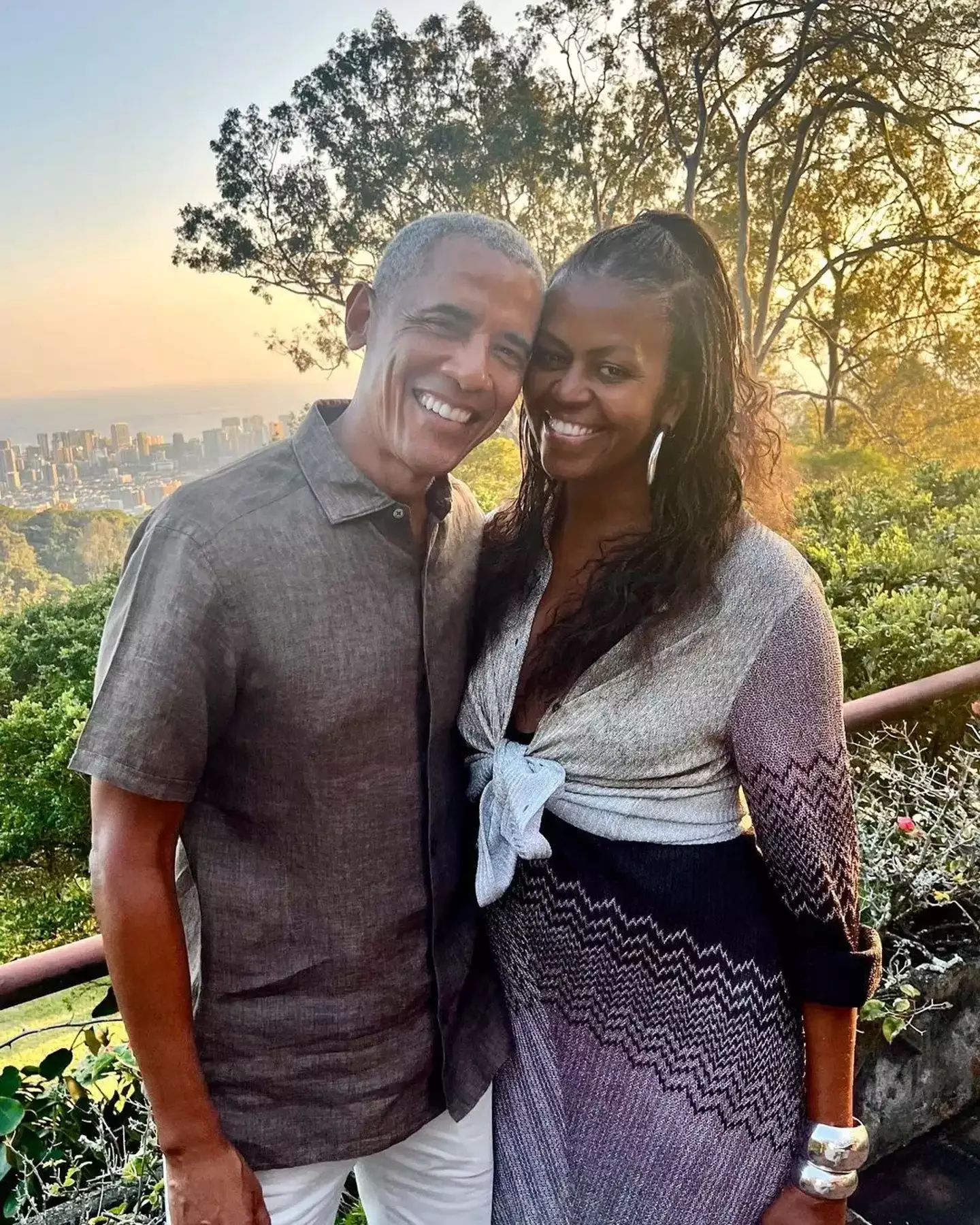 Barack and Michelle Obama once had a pretty major disagreement on something known as the 'Ferber Method' when raising their two daughters (Instagram/@michelleobama)