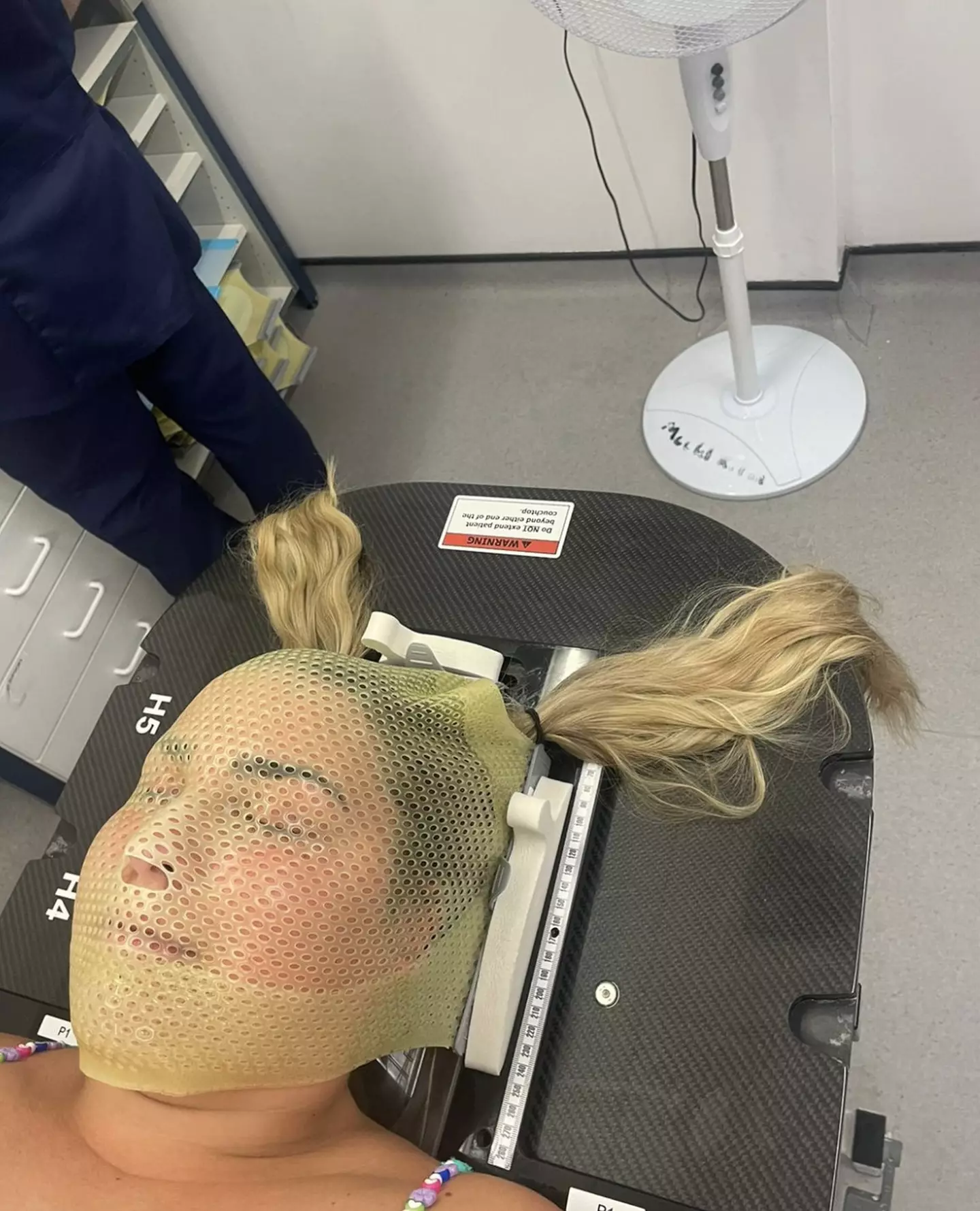 A lump was found on Ella's brain after CT and MRI scans. (Kennedy News and Media)