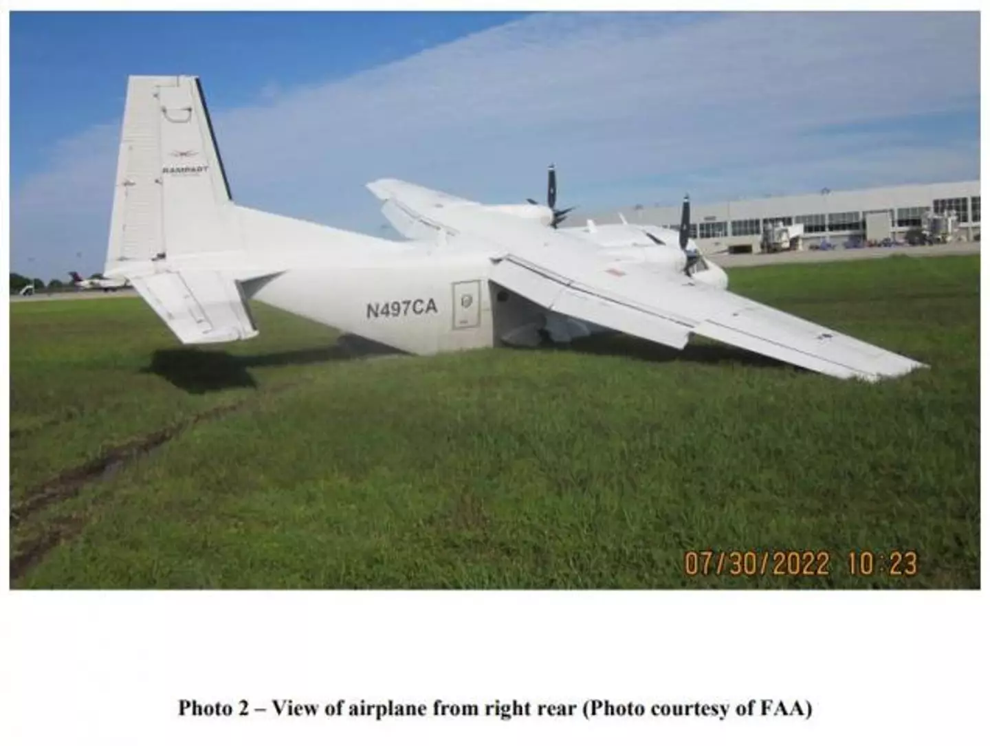 The audio recording of a pilot whose co-pilot leapt from the plane has been revealed (FAA)