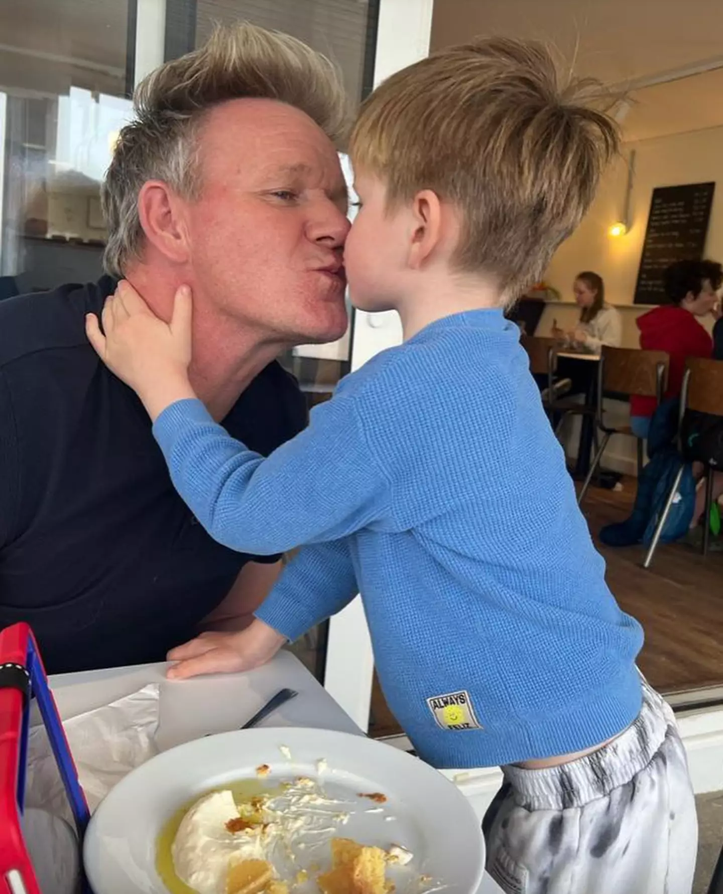 Gordon Ramsay has been praised for the cute photo.