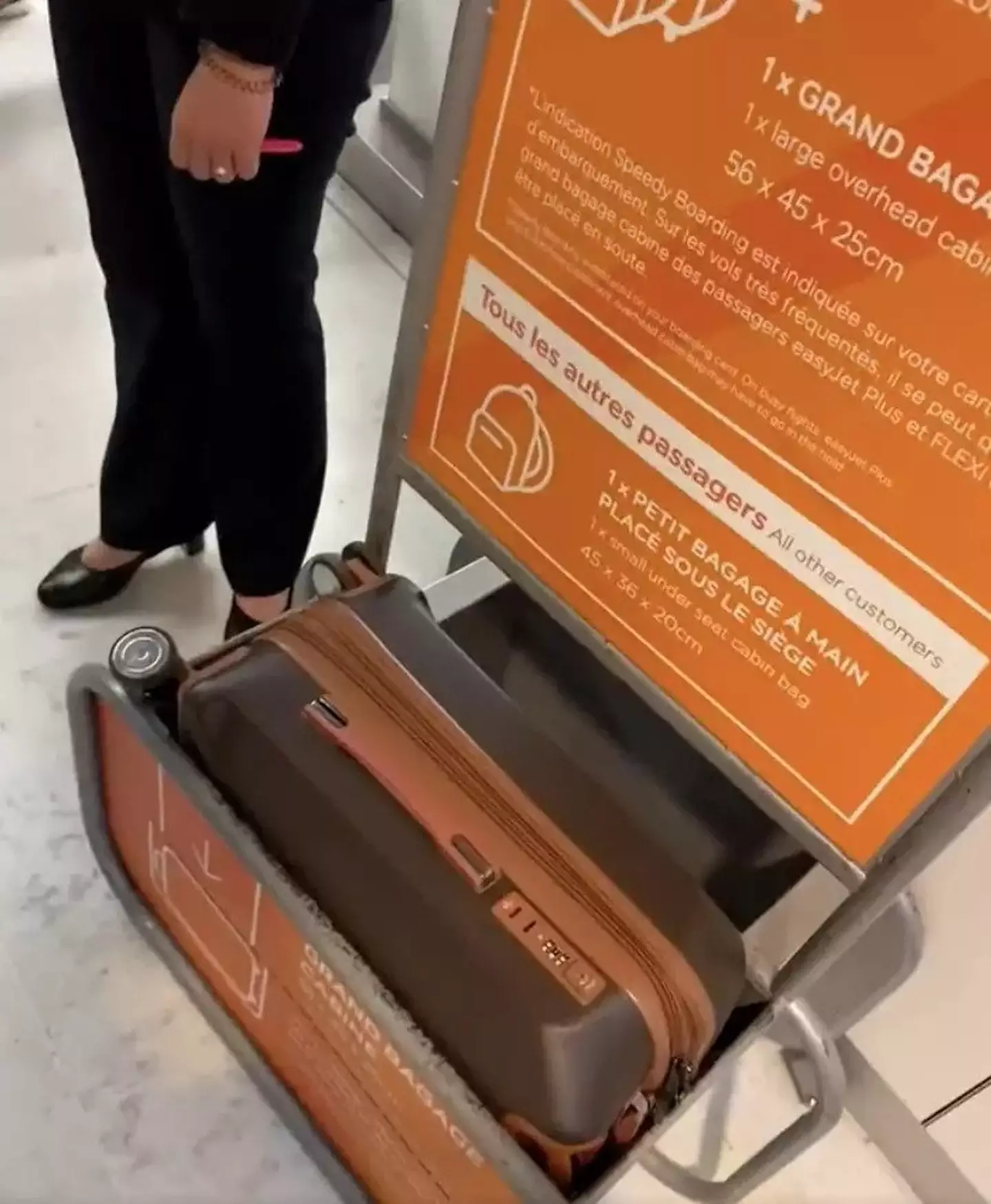 The passengers were refused on their Paris to Berlin flight.