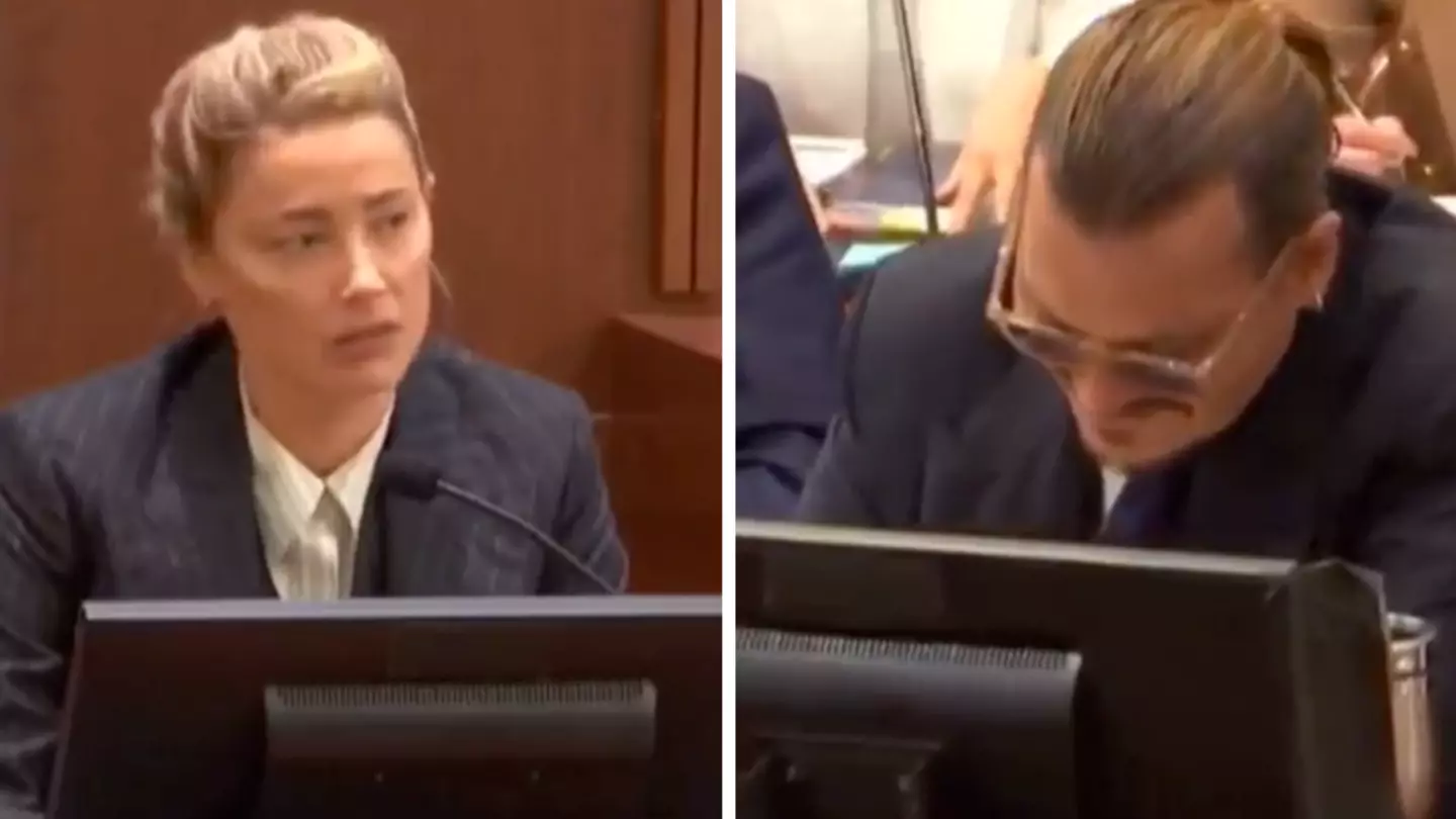Johnny Depp Laughs At Amber Heard's 'Guilty' Comment During Testimony