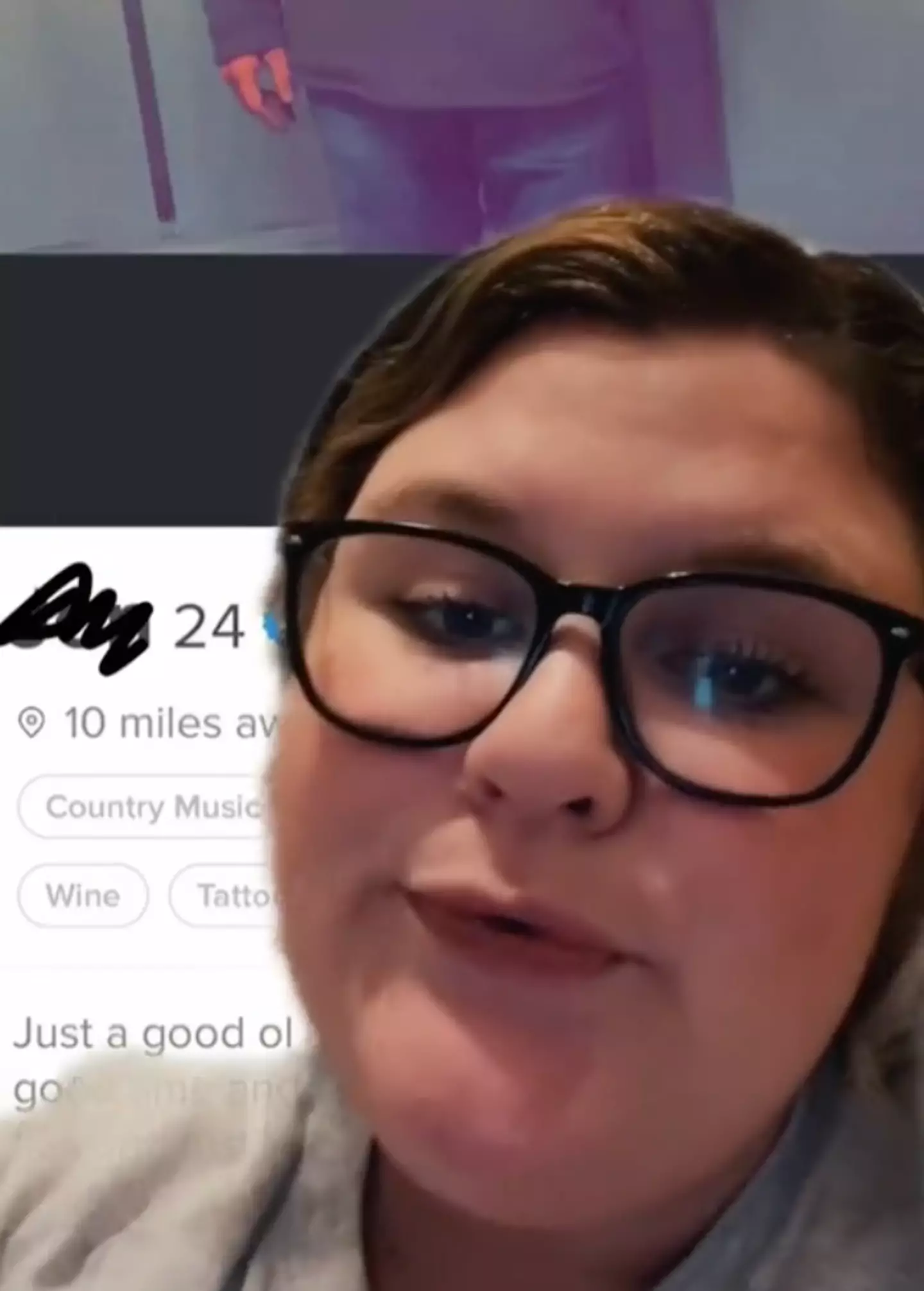 The woman shared her story on TikTok (