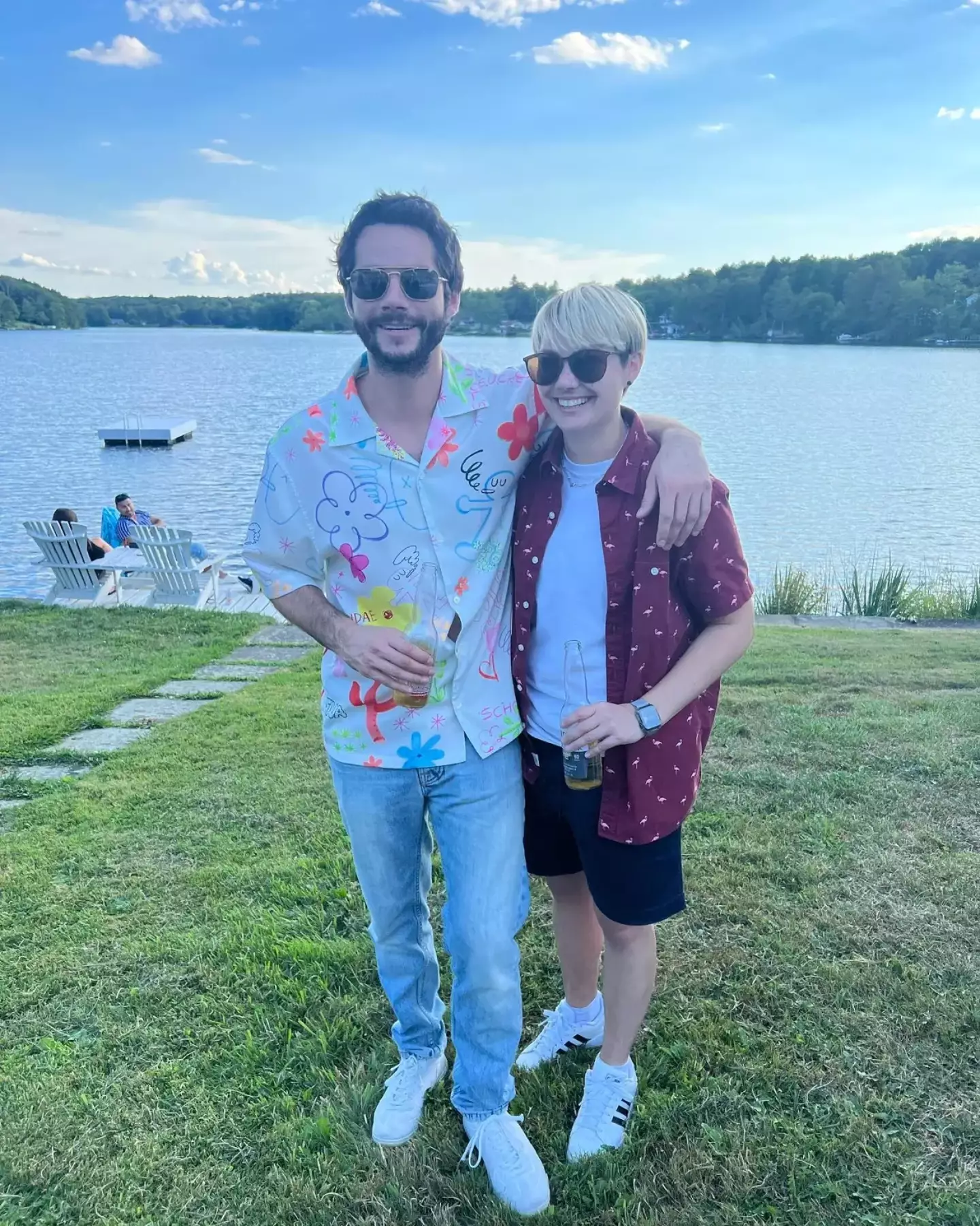 Dylan O'Brien and his sibling, Julz (Instagram/@julzbob417)