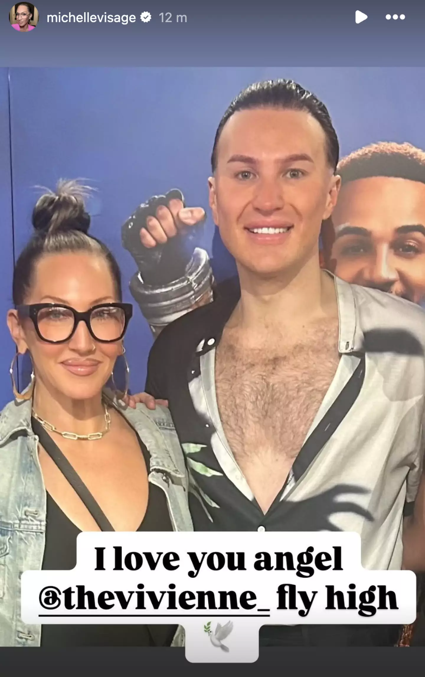 Michelle Visage paid tribute (michellevisage/Instagram)